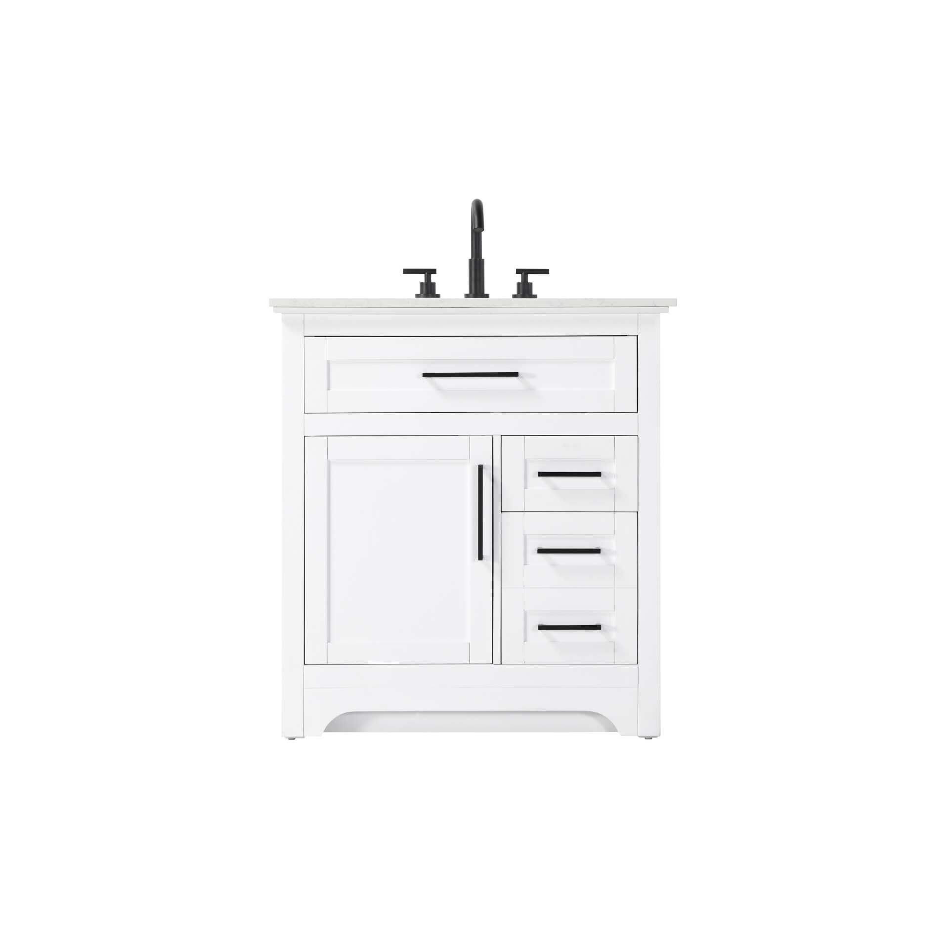 Shown in White finish