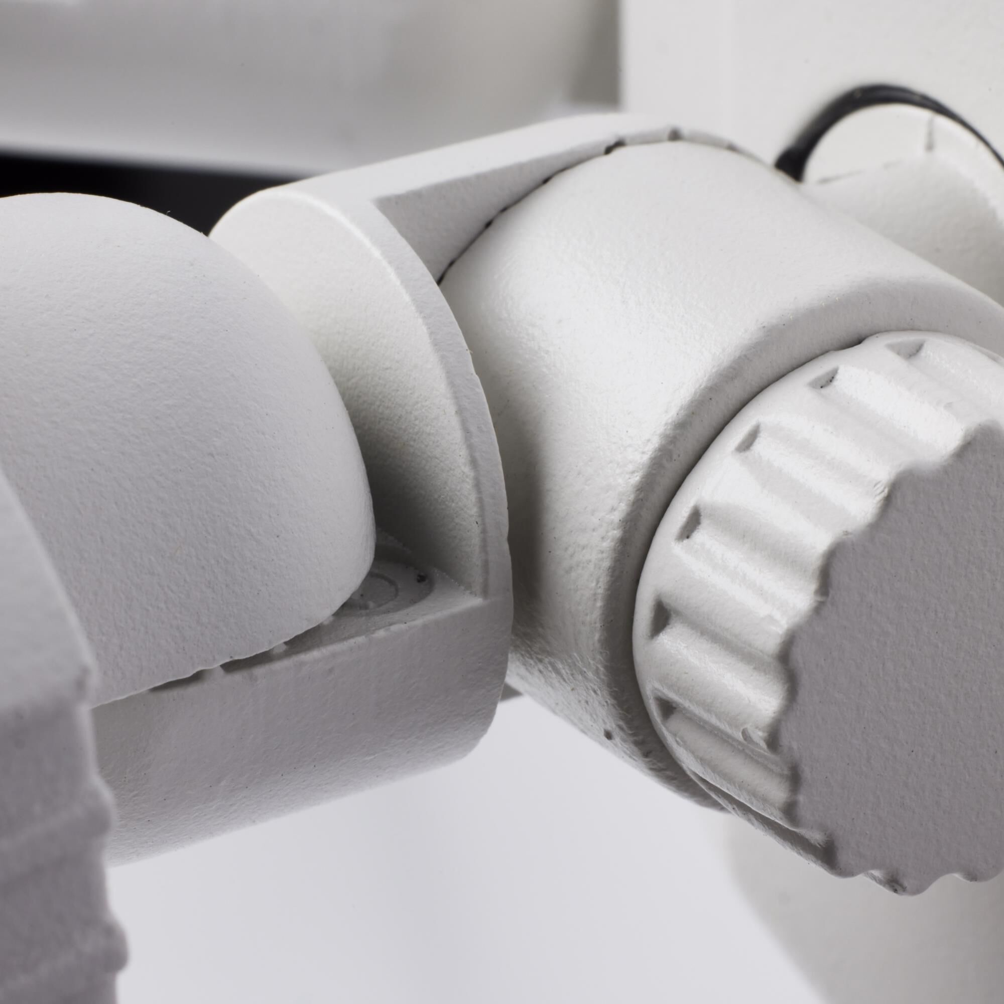 Shown in White finish