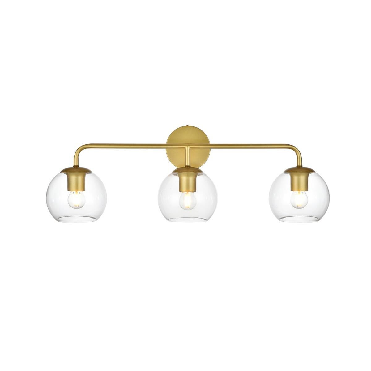 Genesis 28 Inch 3 Light Bath Vanity Light by Elegant Lighting