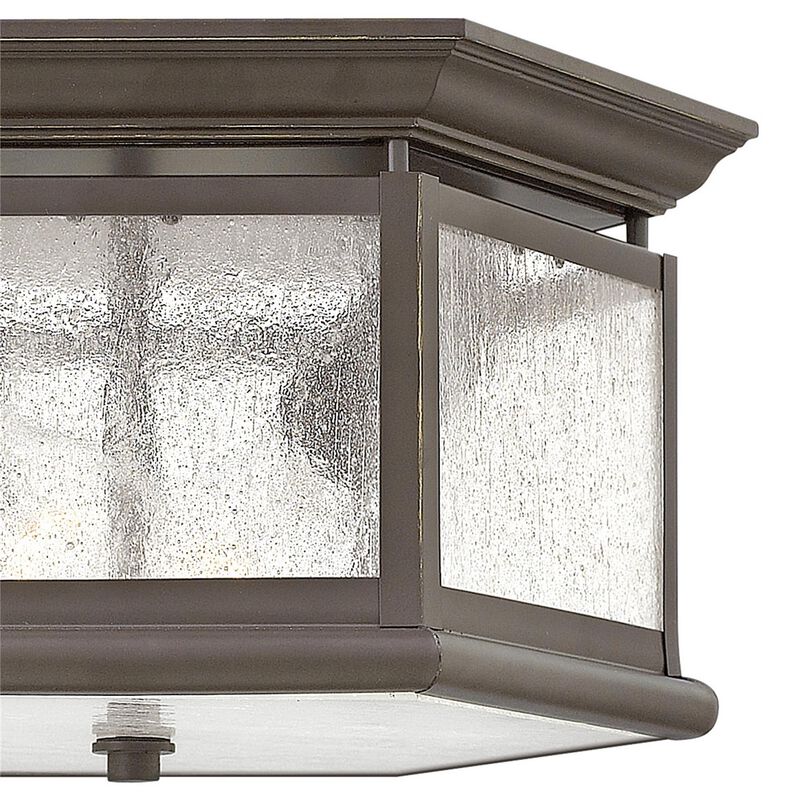Edgewater 13 Inch 2 Light Outdoor Flush Mount by Hinkley