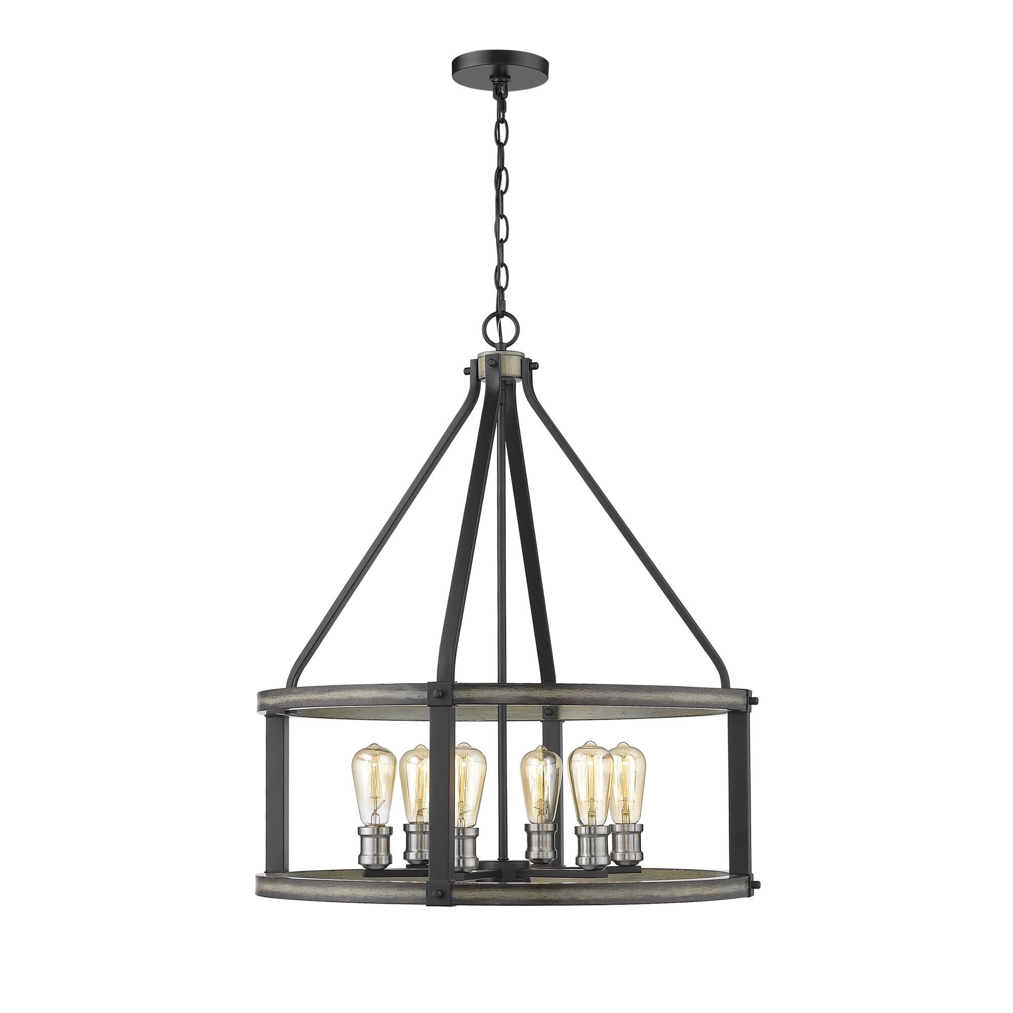 Kirkland 25 Inch 6 Light Chandelier by Z-Lite