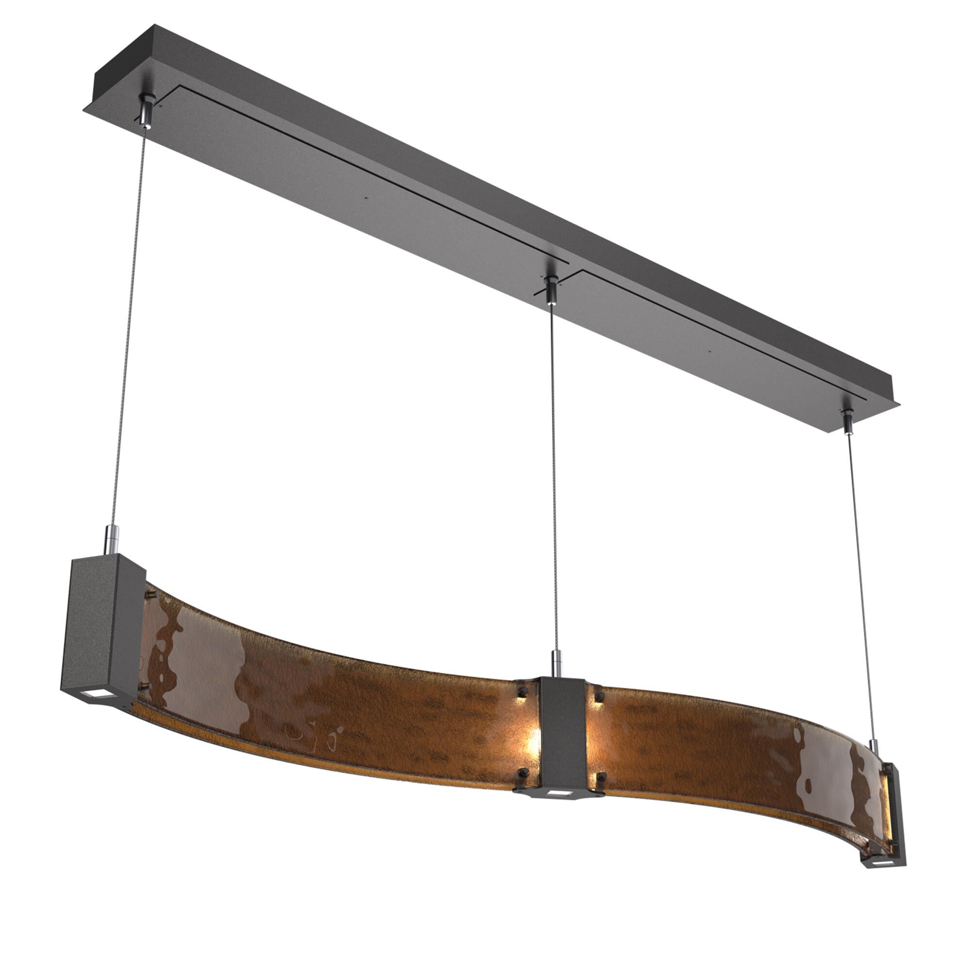 Shown in Graphite finish and Bronze Granite glass