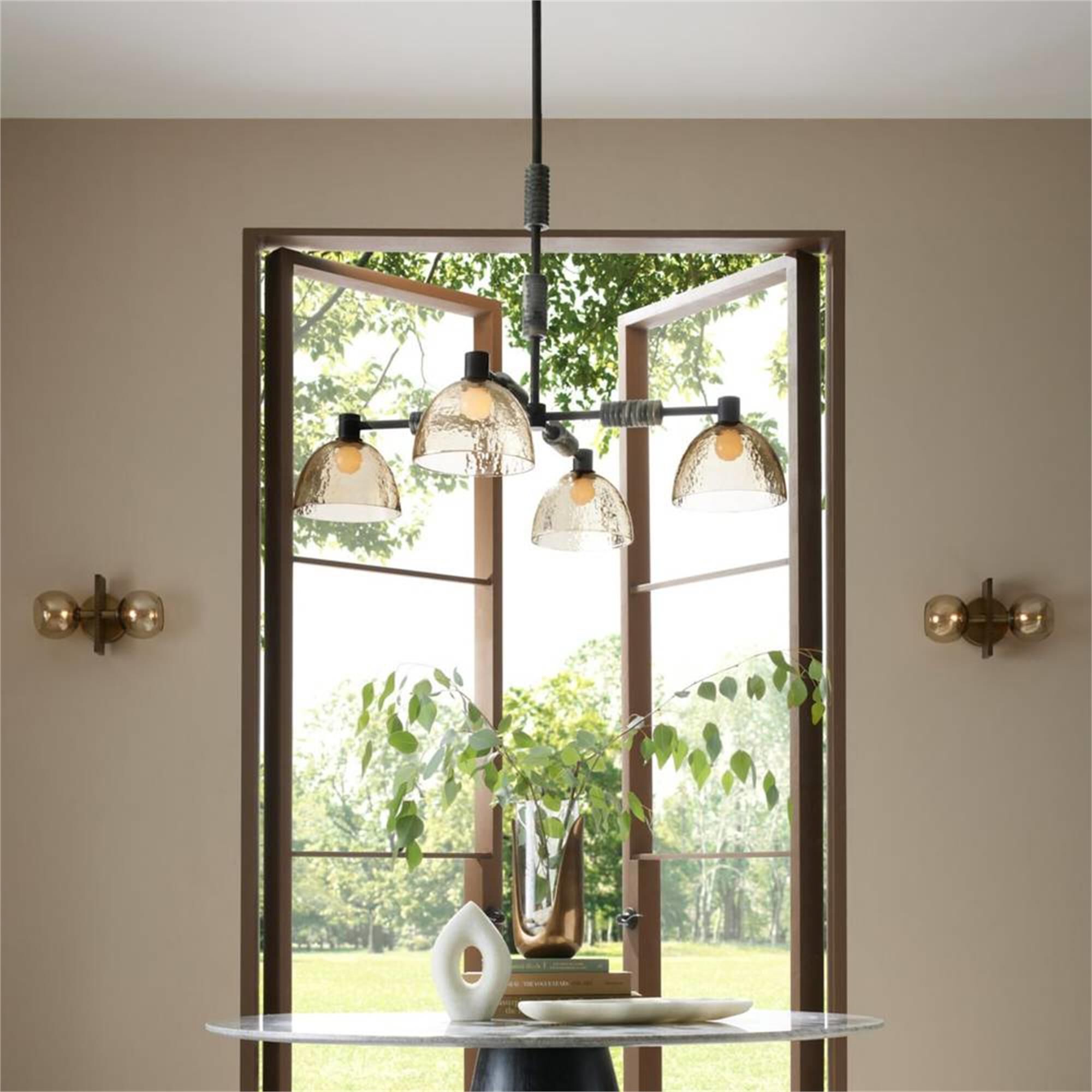Shown in Blackened Iron finish