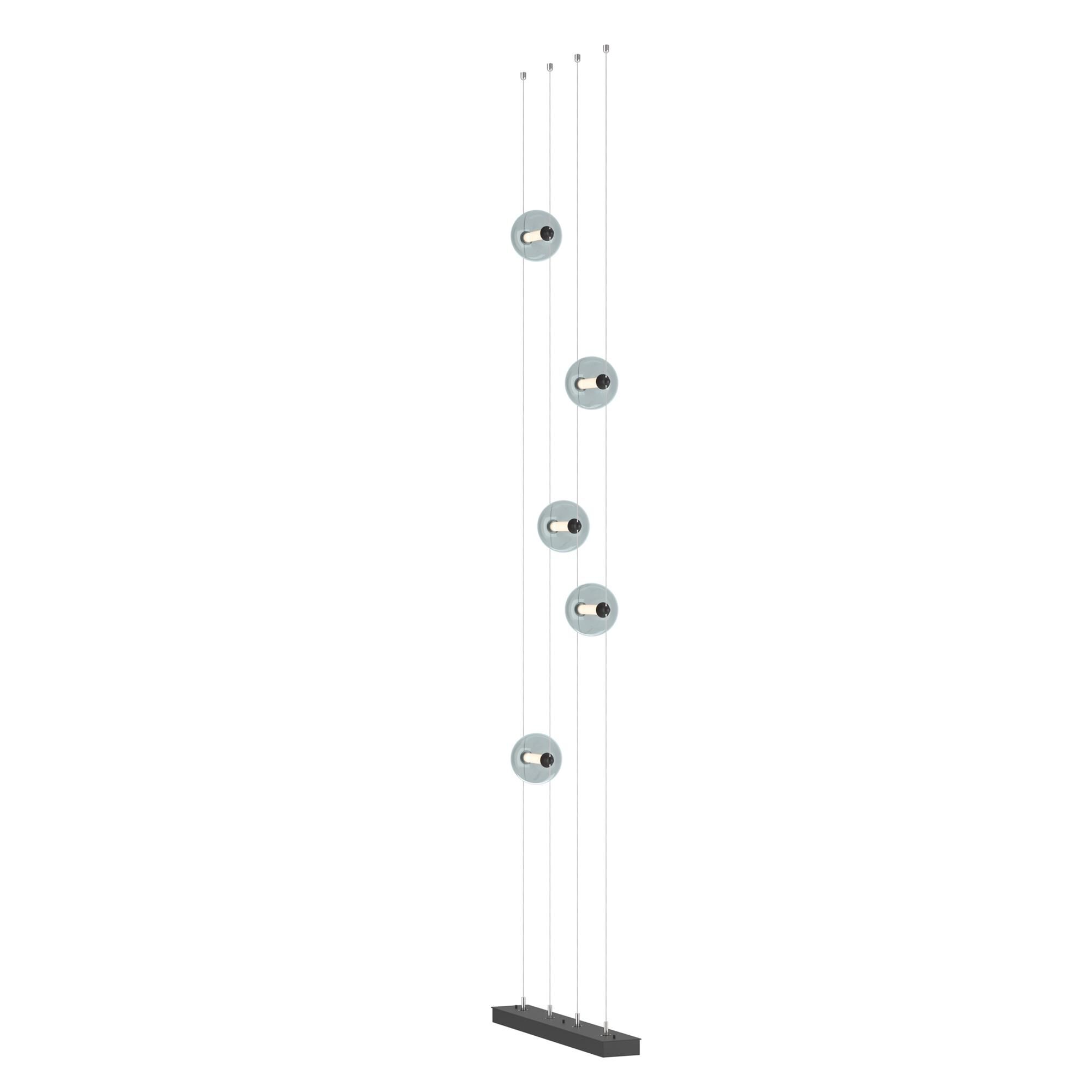 Shown in Black finish and Abacus Cool Grey glass