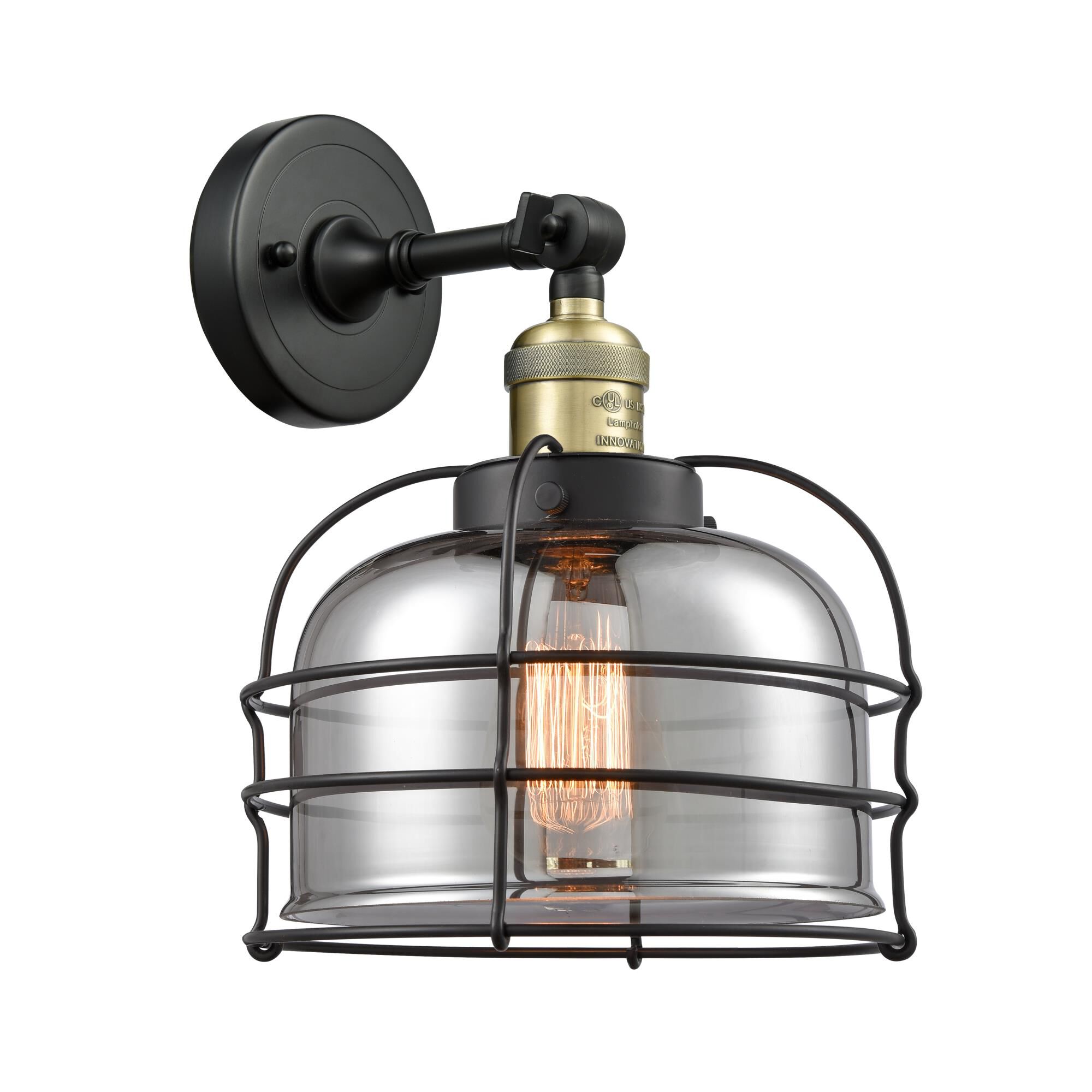 Innovations Lighting Bruno Marashlian Large Bell Cage 12 Inch Wall Sconce