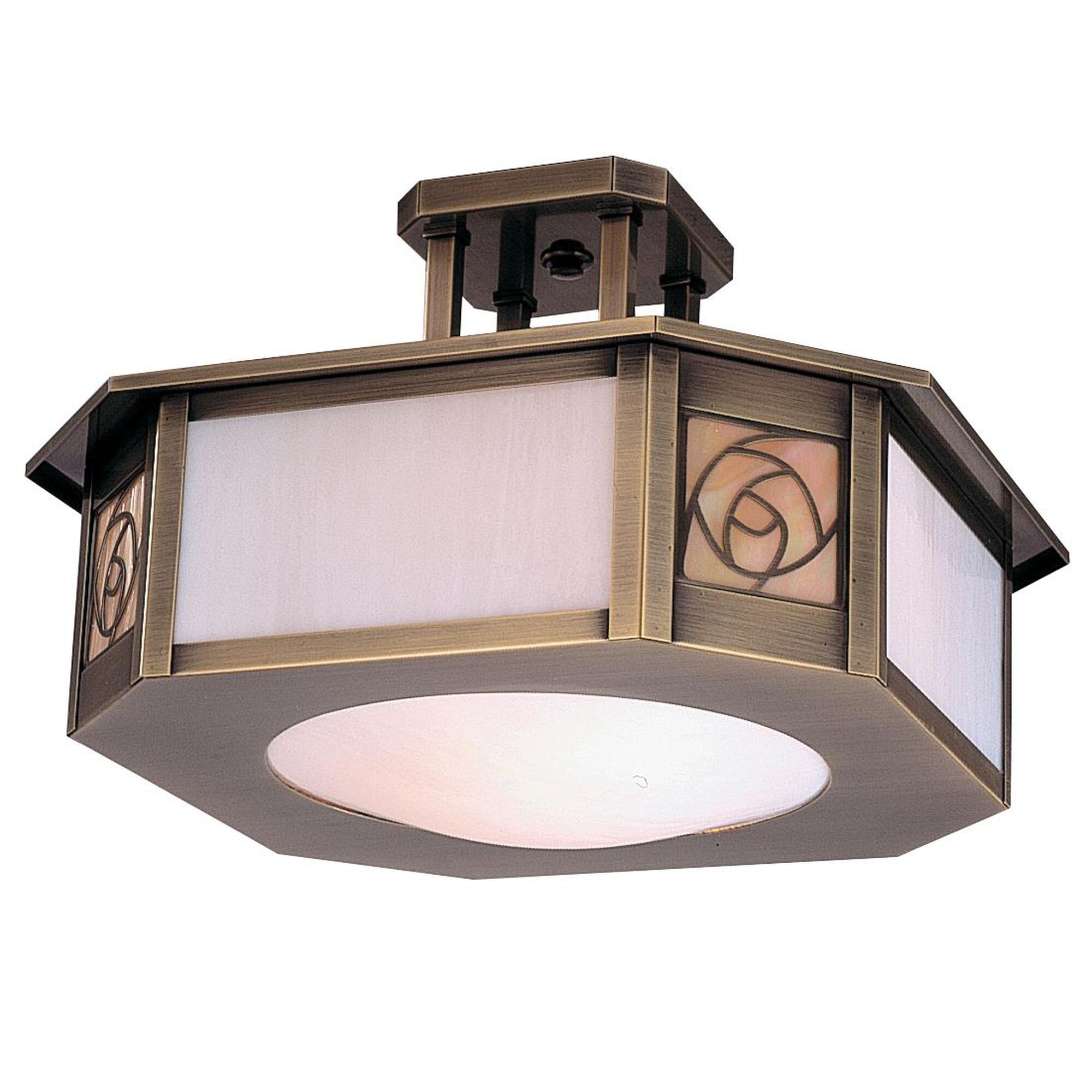 Saint Clair 16 Inch 2 Light Semi Flush Mount,