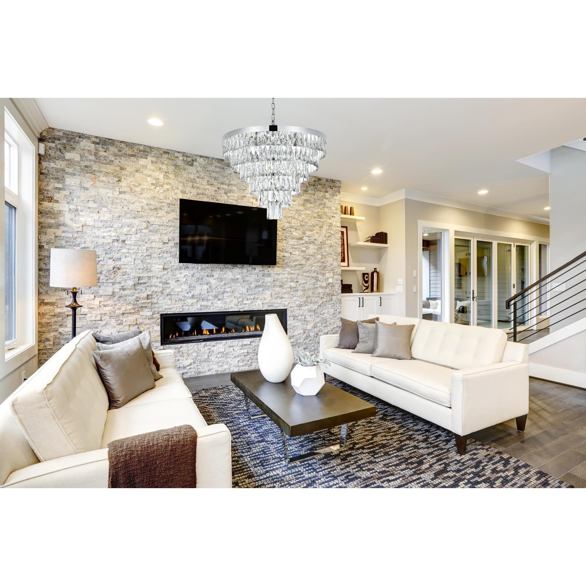 Josephine 28 Inch Chandelier by Elegant Lighting