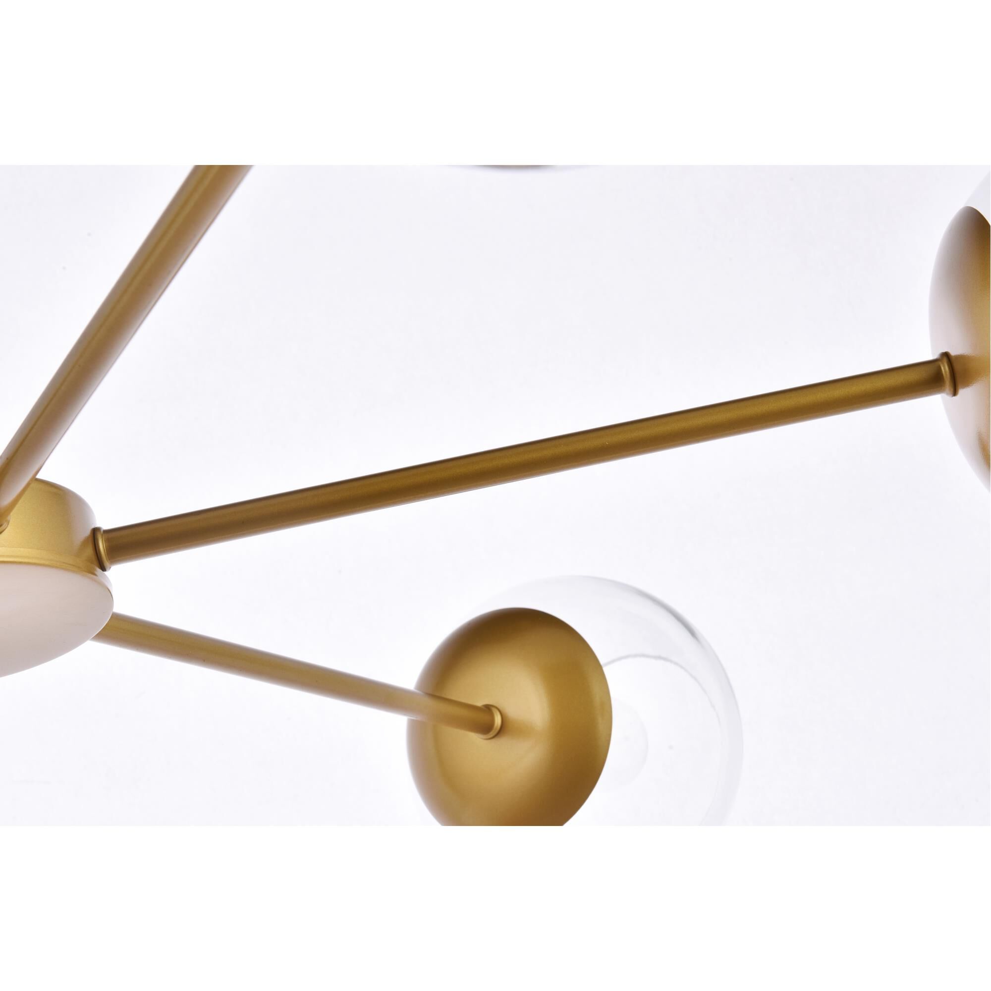 Briggs 36 Inch 6 Light Chandelier by Elegant Lighting