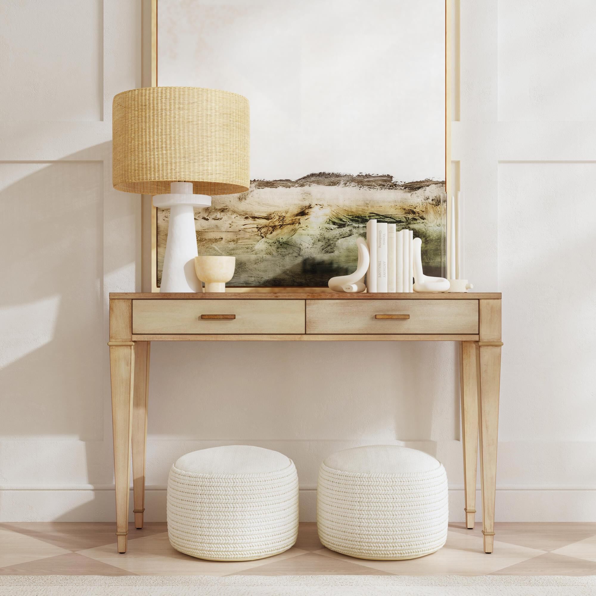 Shown in Antique Beige finish