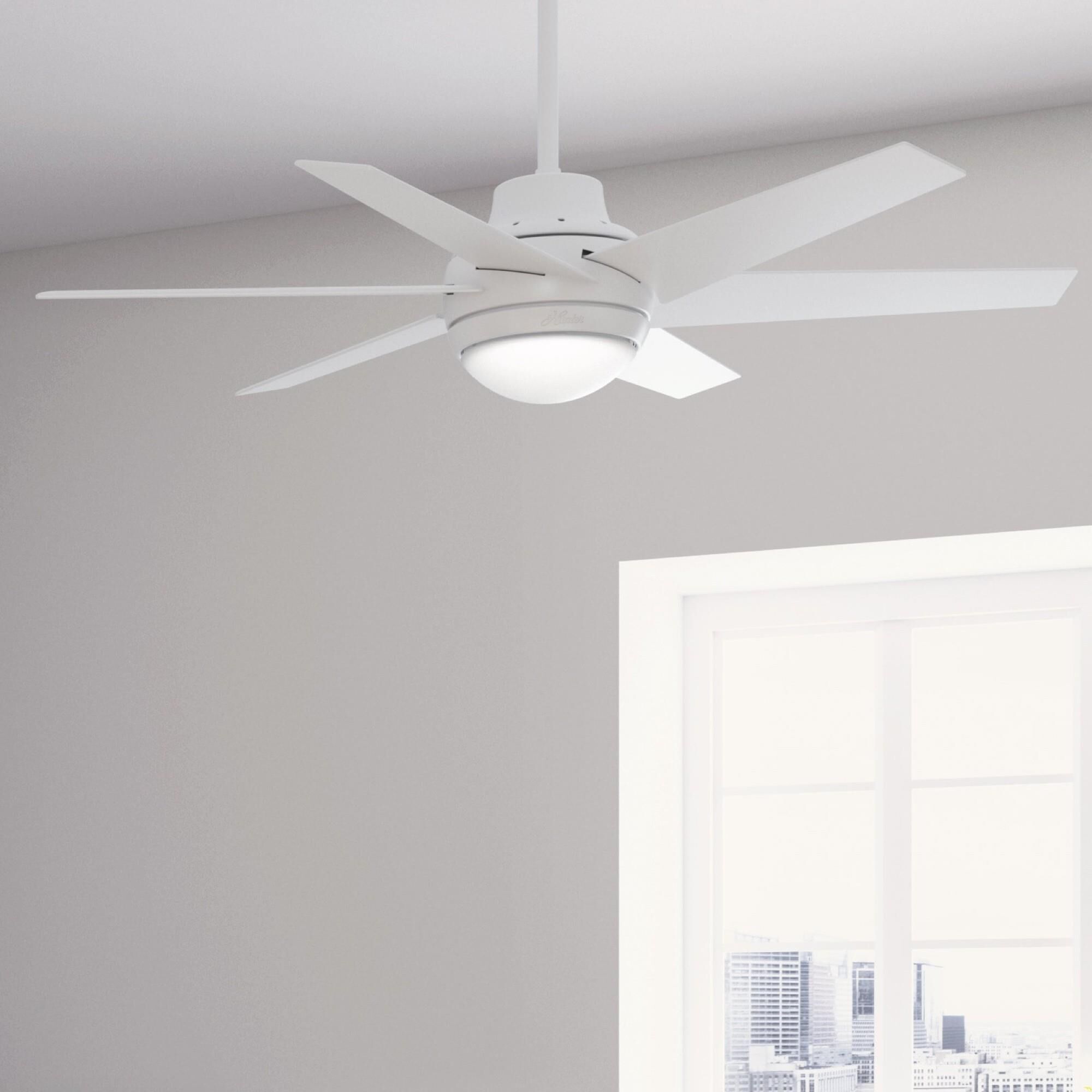 Sotto 52 Inch Ceiling Fan with Light Kit by Hunter Fan