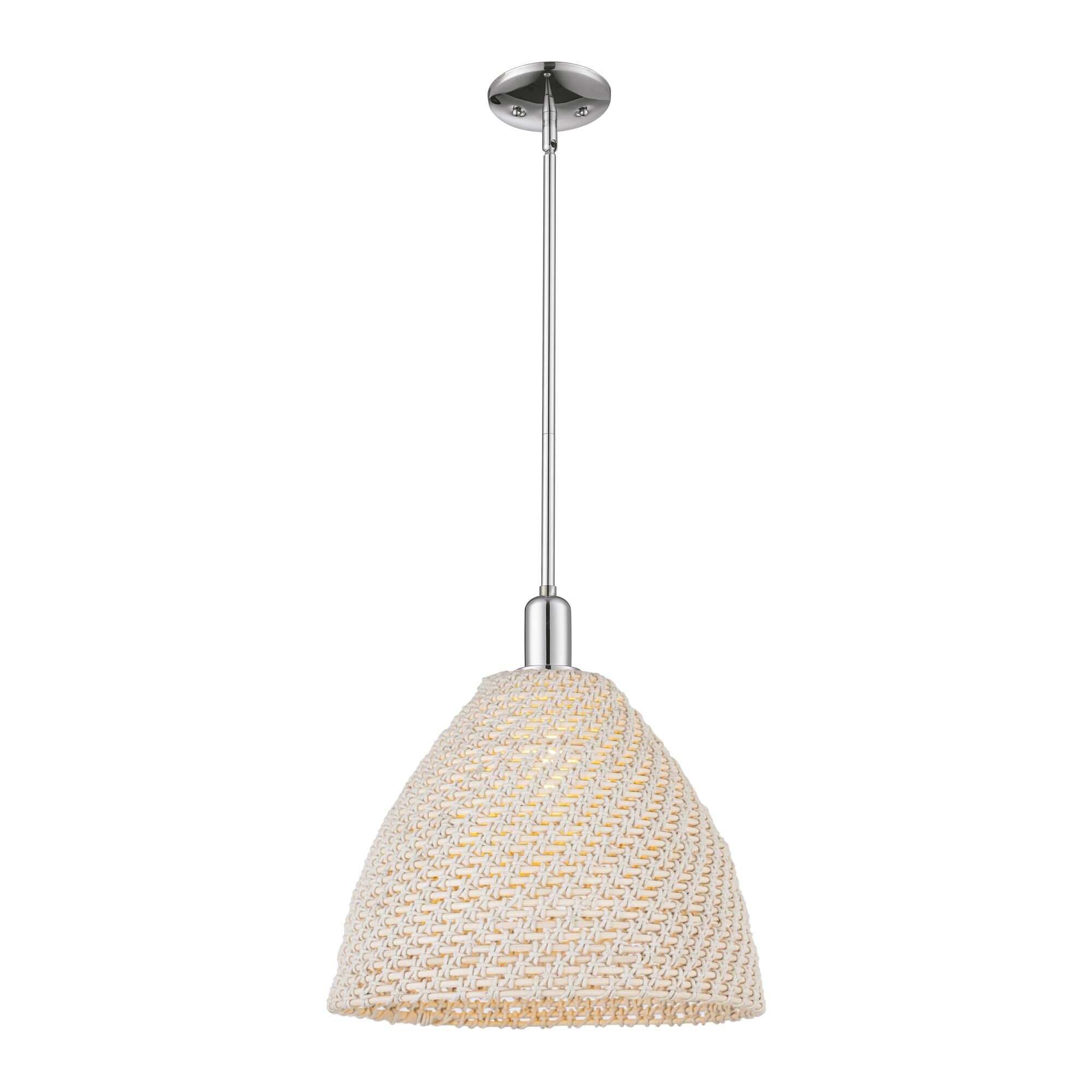 Bruno Marashlian Natural Ballston Dome 16 Inch Large Pendant by Innovations Lighting