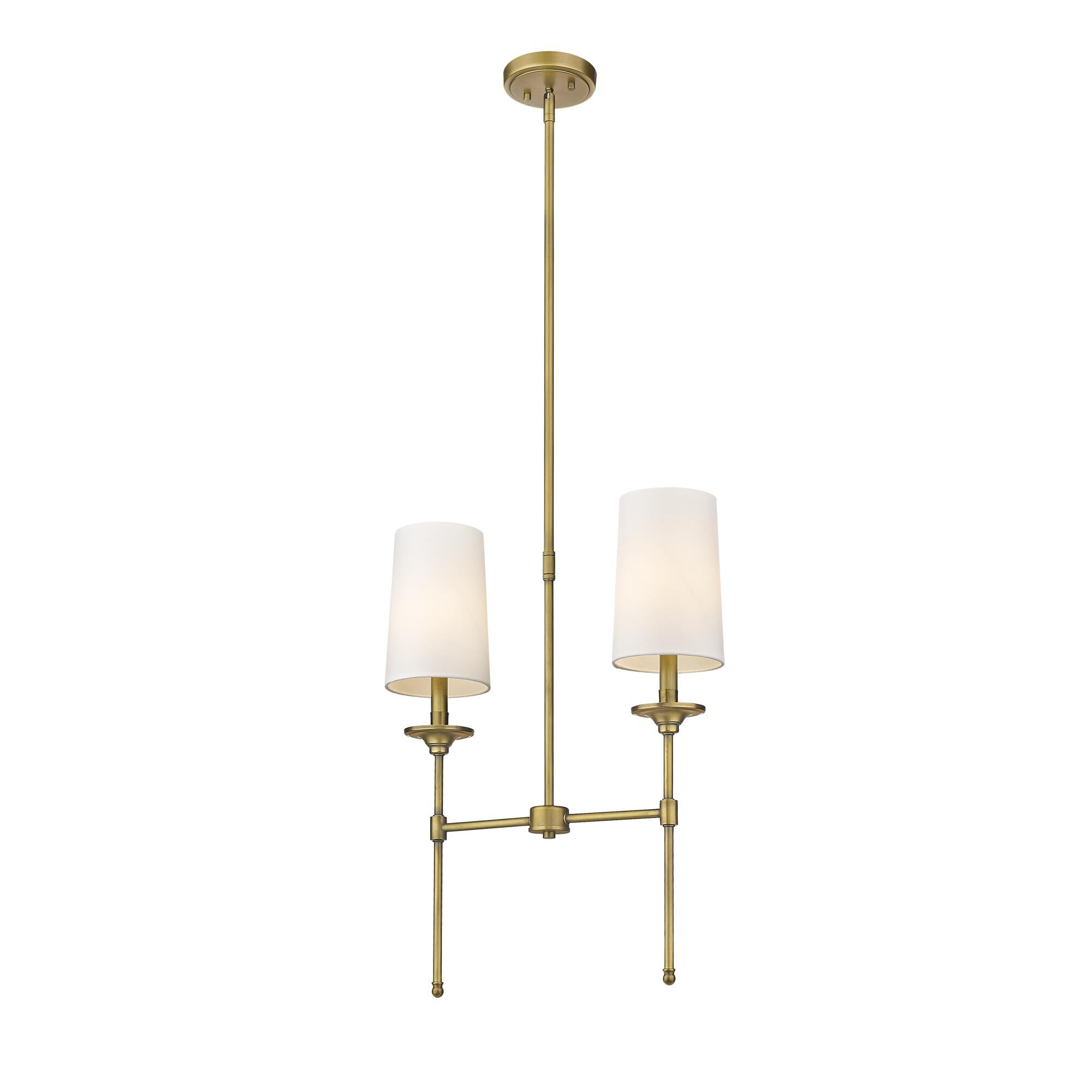 Shown in Rubbed Brass finish and Cloth Cover glass and Cloth Cover shade