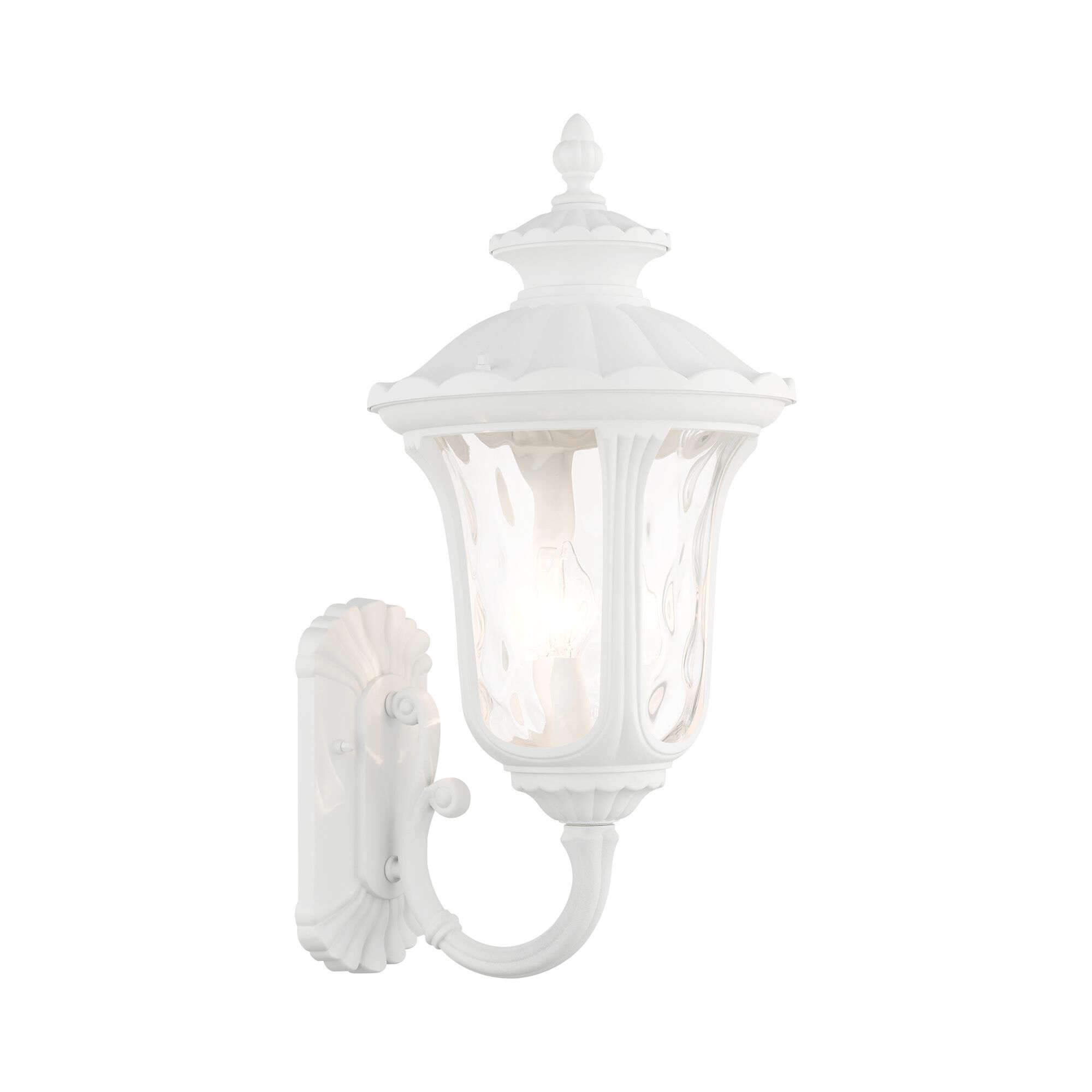 Oxford 22 Inch Tall 3 Light Outdoor Wall Light by Livex Lighting