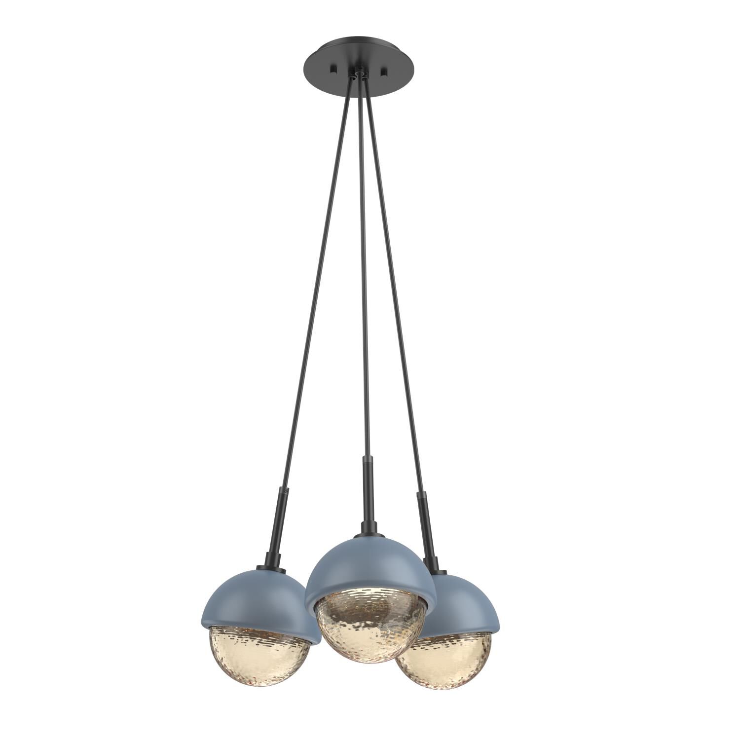 Levi Wilson Cabochon 13 Inch Multi Pendant Light by Hammerton Studio
