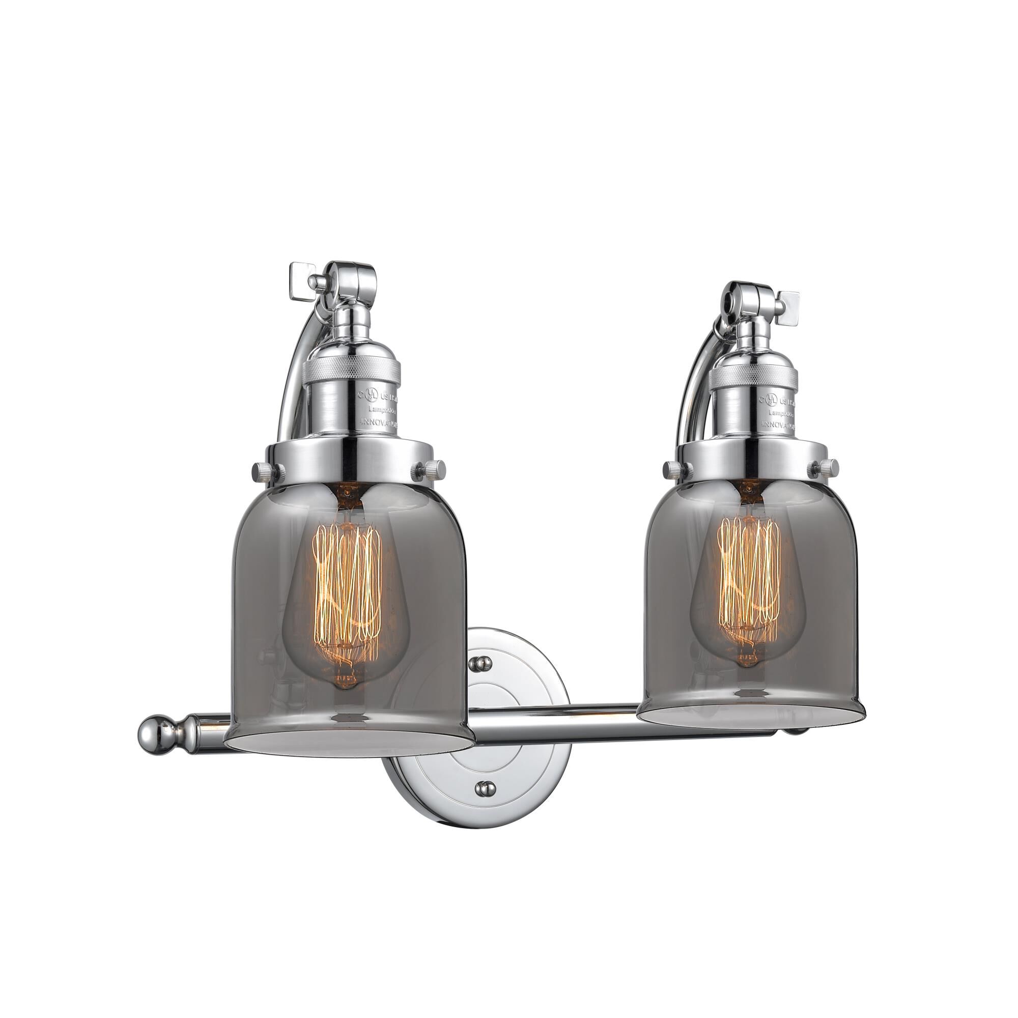 Bruno Marashlian Small Bell 18 Inch 2 Light Bath Vanity Light by Innovations Lighting