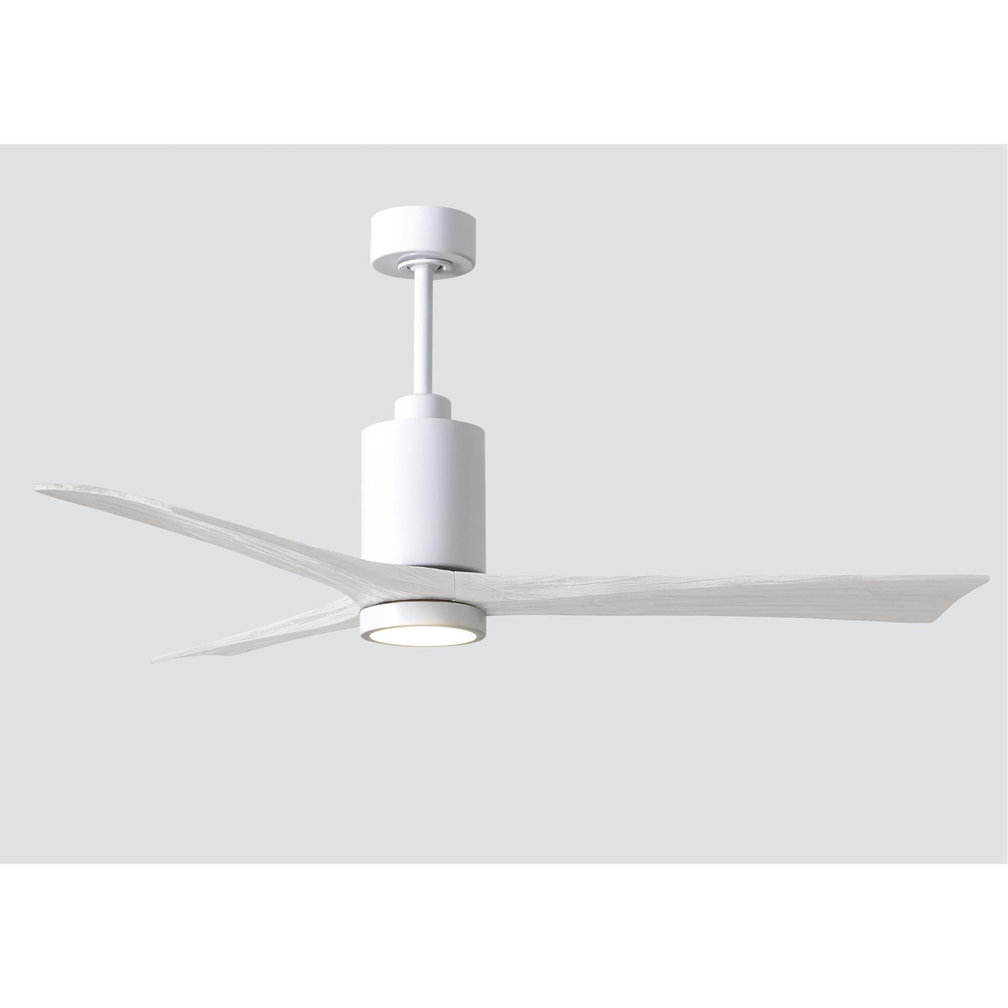 Patricia 60 Inch Ceiling Fan with Light Kit by Matthews Fan Company