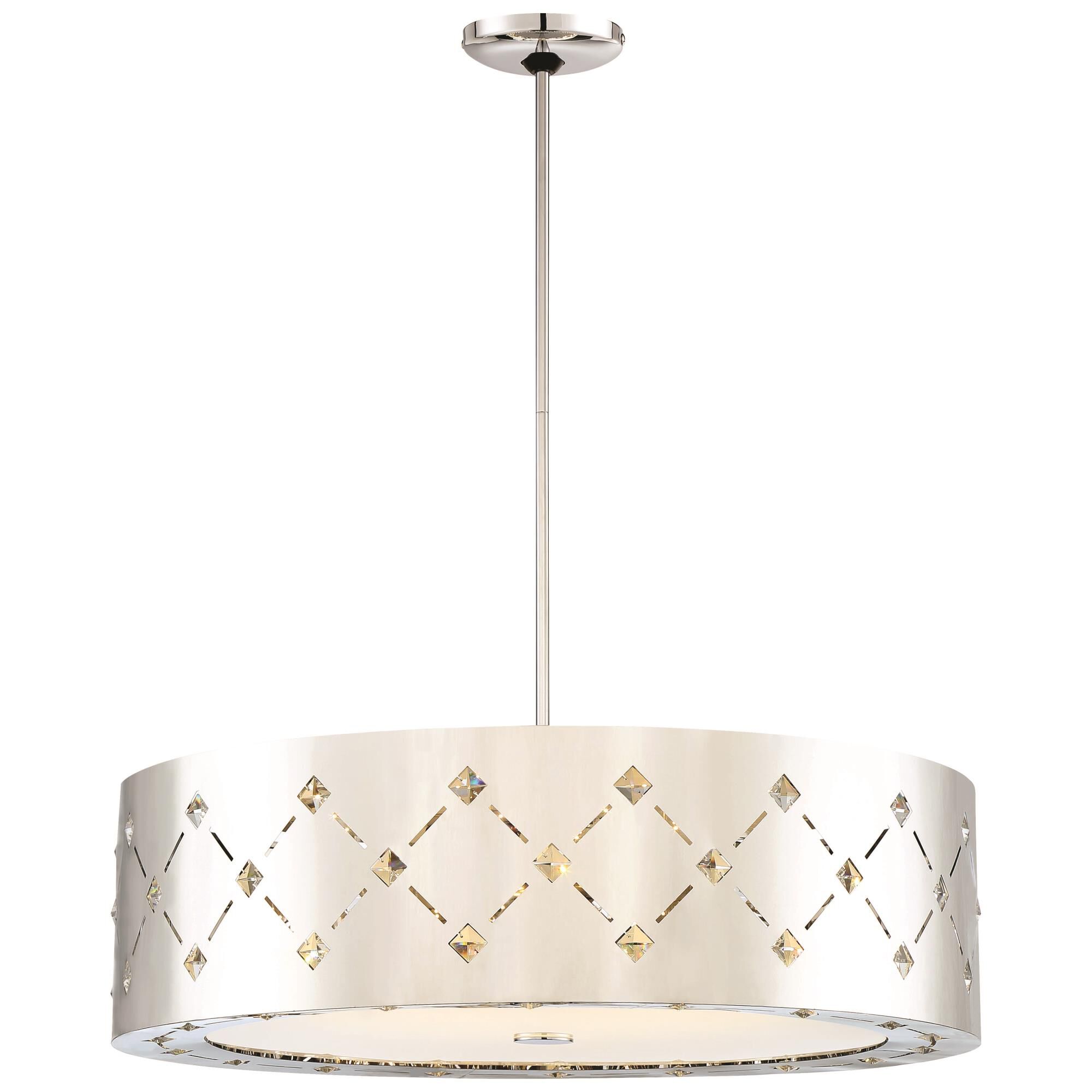 Crowned 28 Inch LED Large Pendant by Kovacs