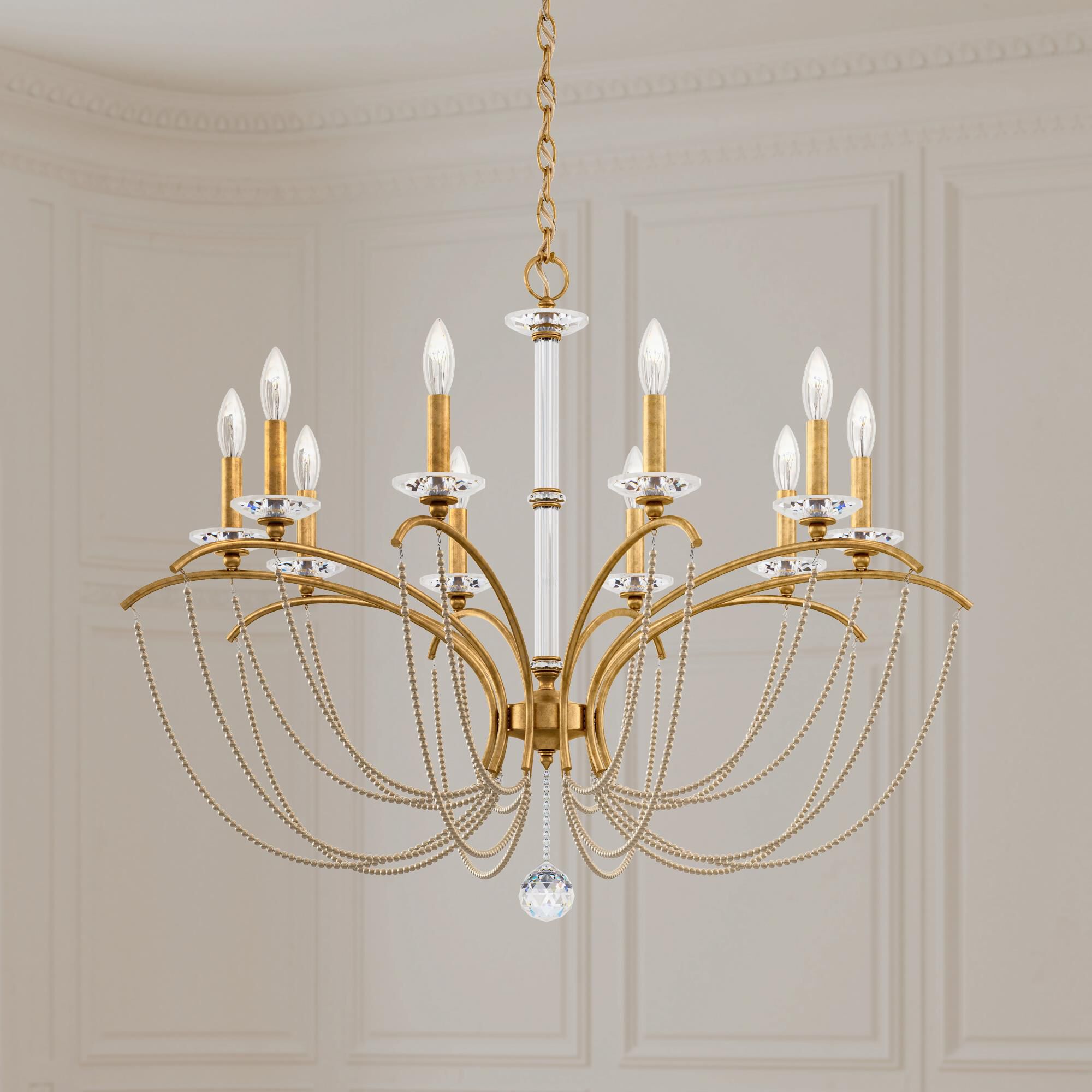 Priscilla 10 Light Chandelier by Schonbek