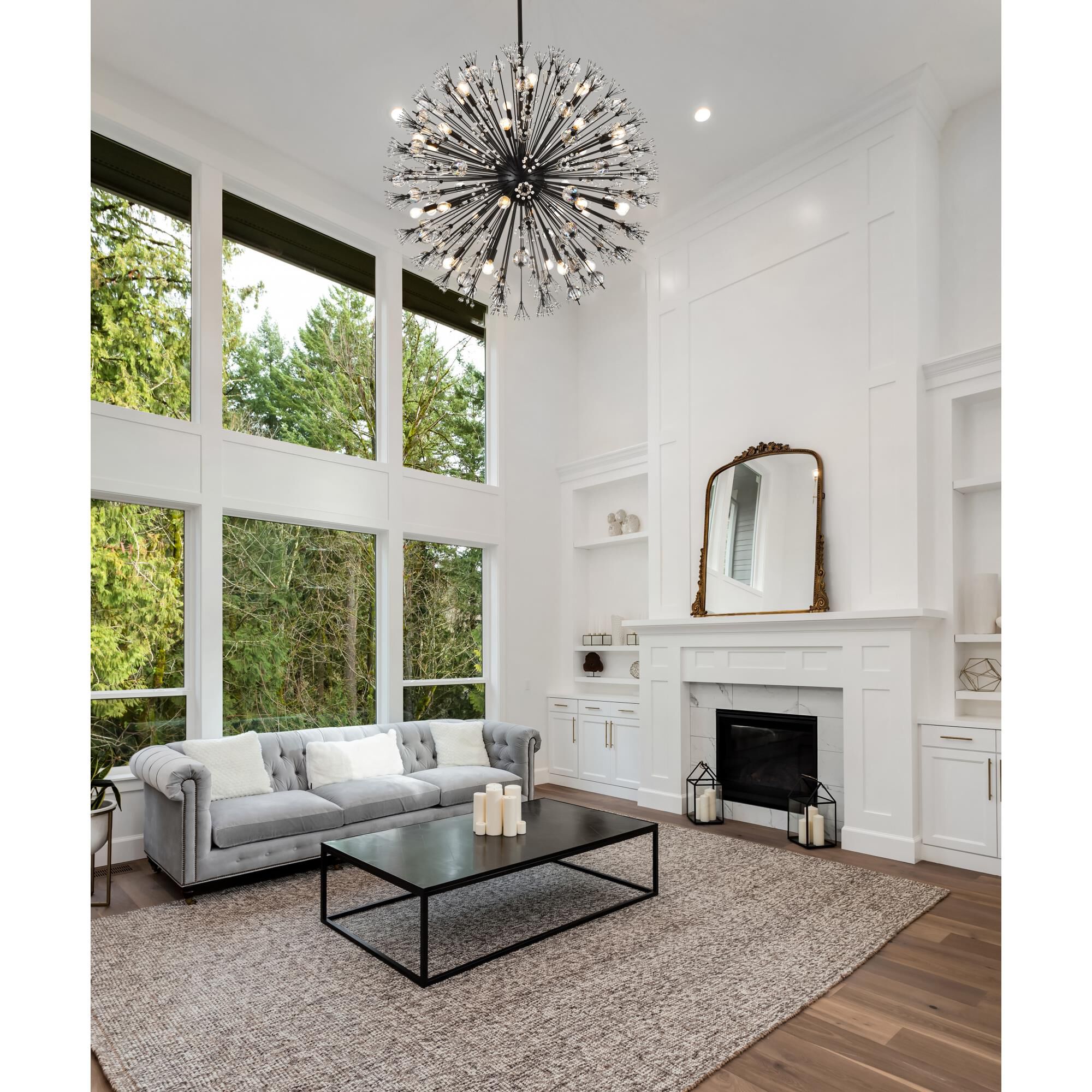 Vera 44 Inch Large Pendant by Elegant Lighting