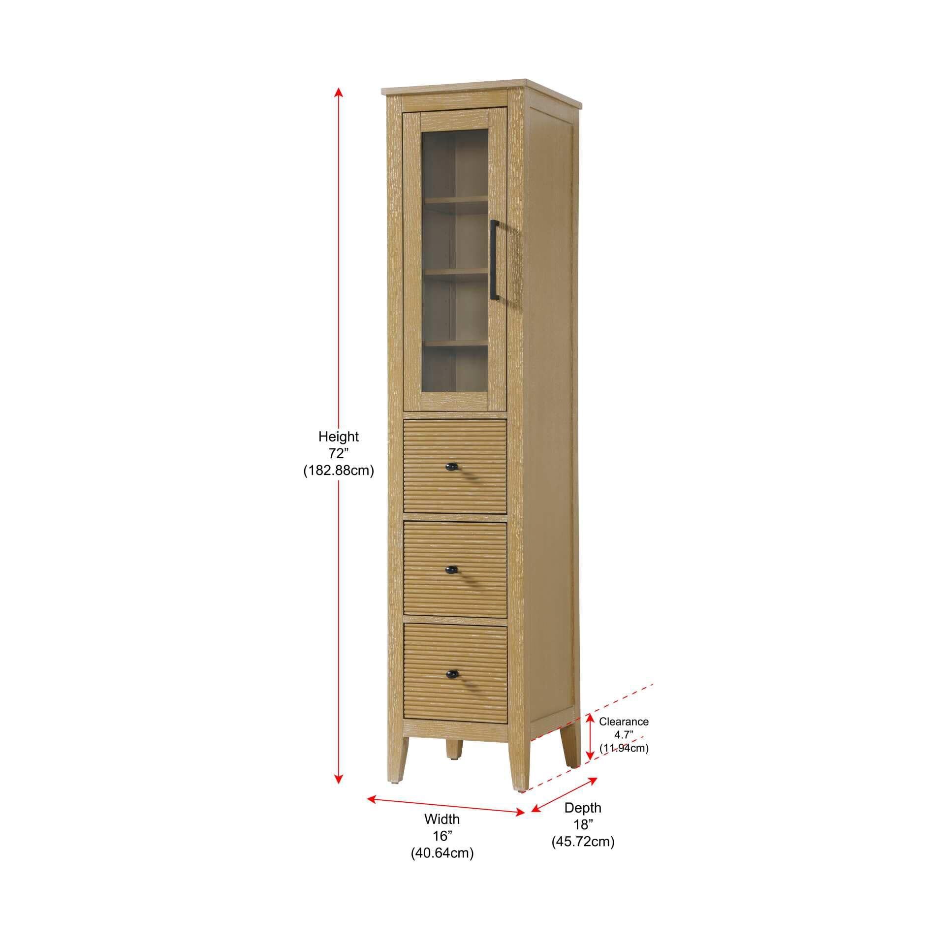 Blakely 72 Inch Storage Cabinet by Elegant Decor