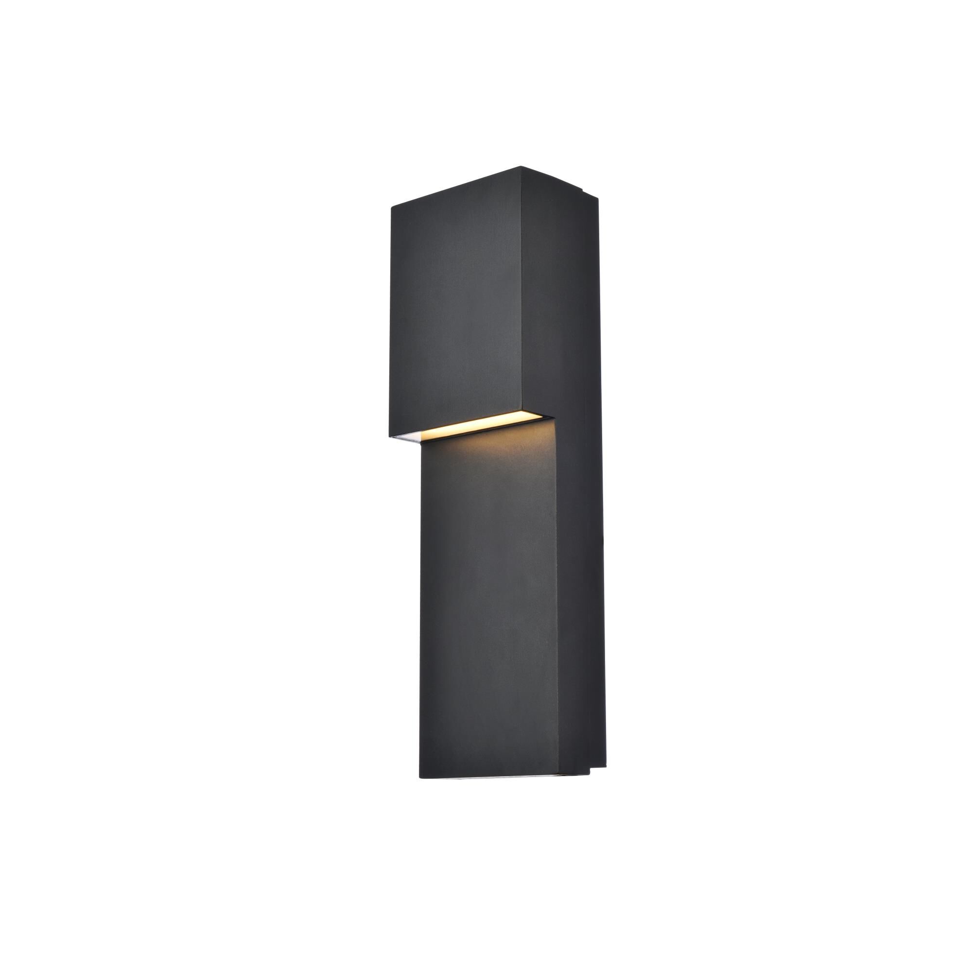 Elegant Lighting Raine 16 Inch Tall LED Outdoor Wall Light
