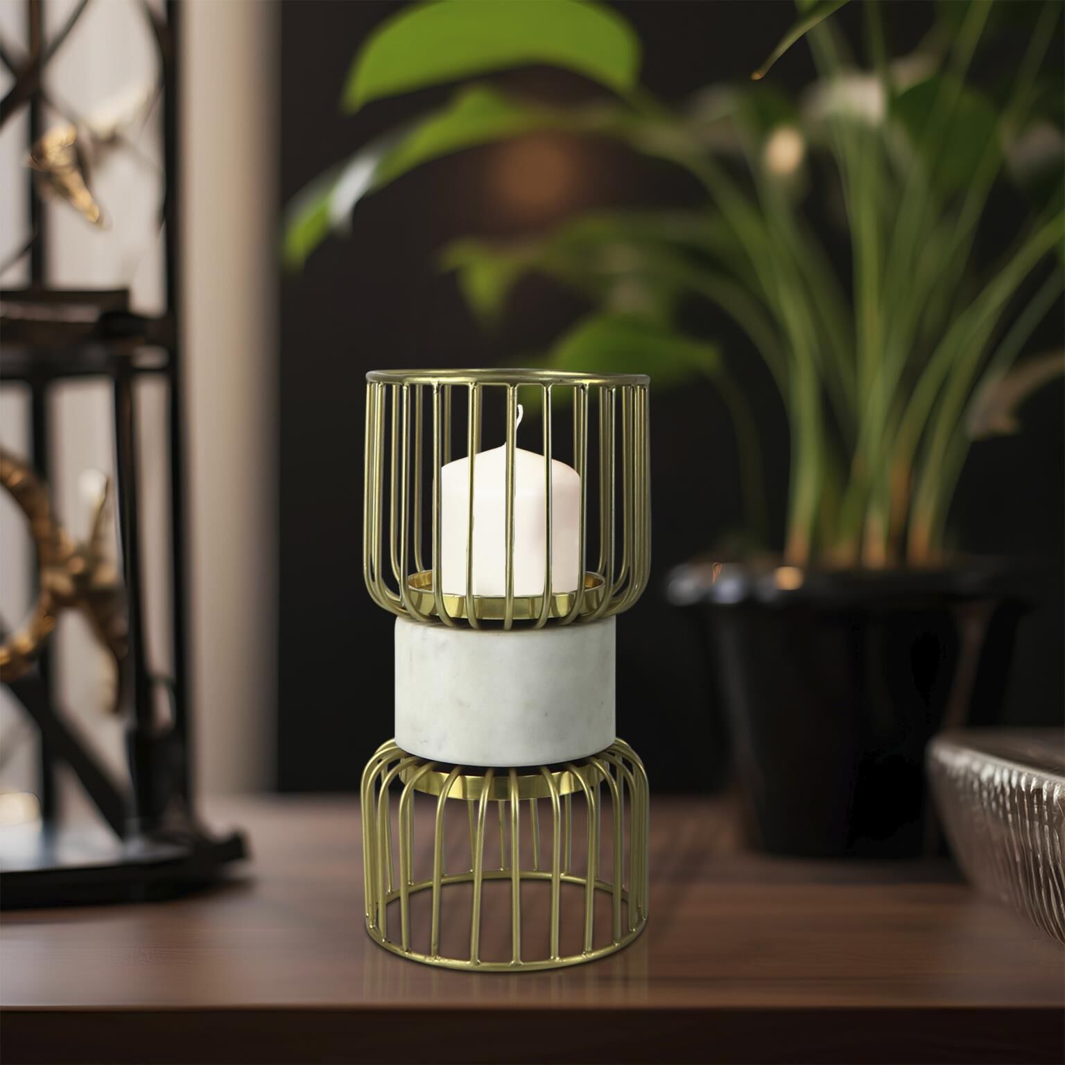 The Robin Baron Candle Holder by Howard Elliott Collection