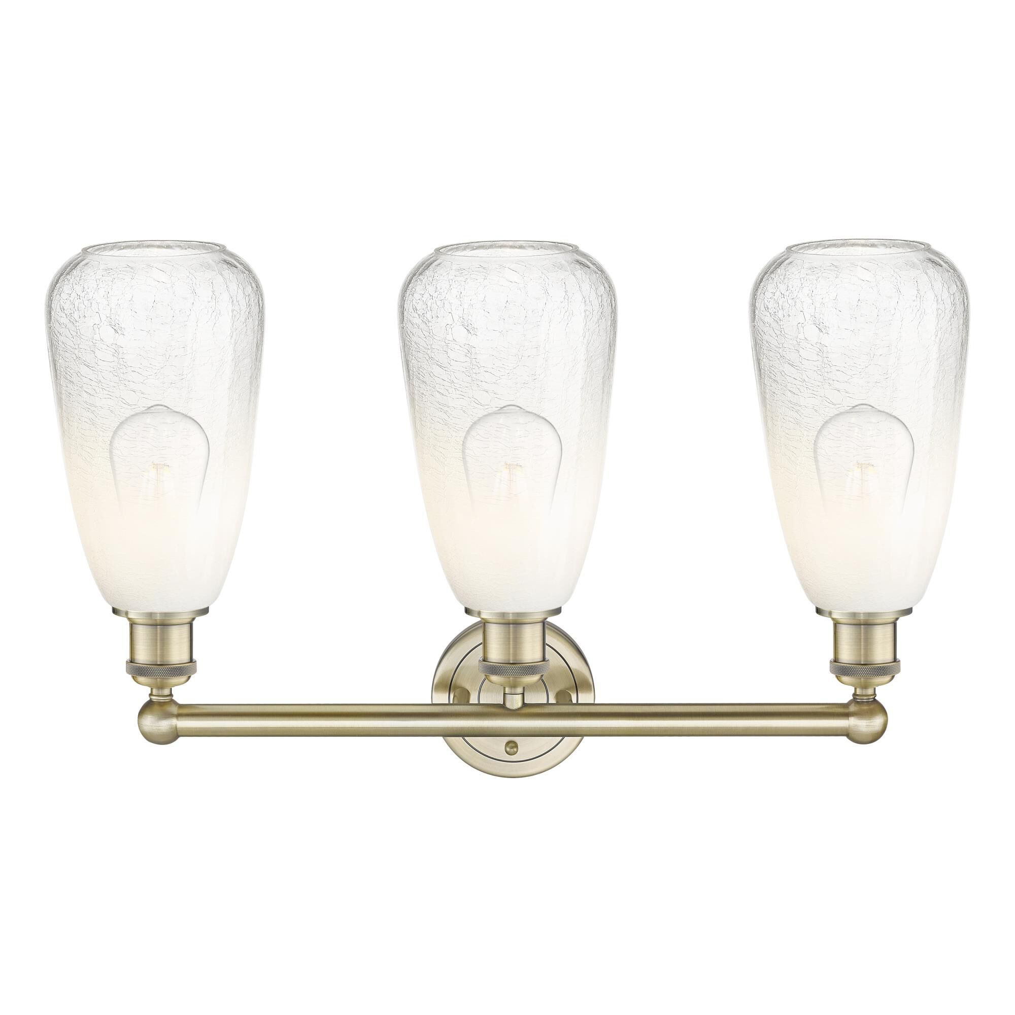 Shown in Antique Brass finish and Opal glass