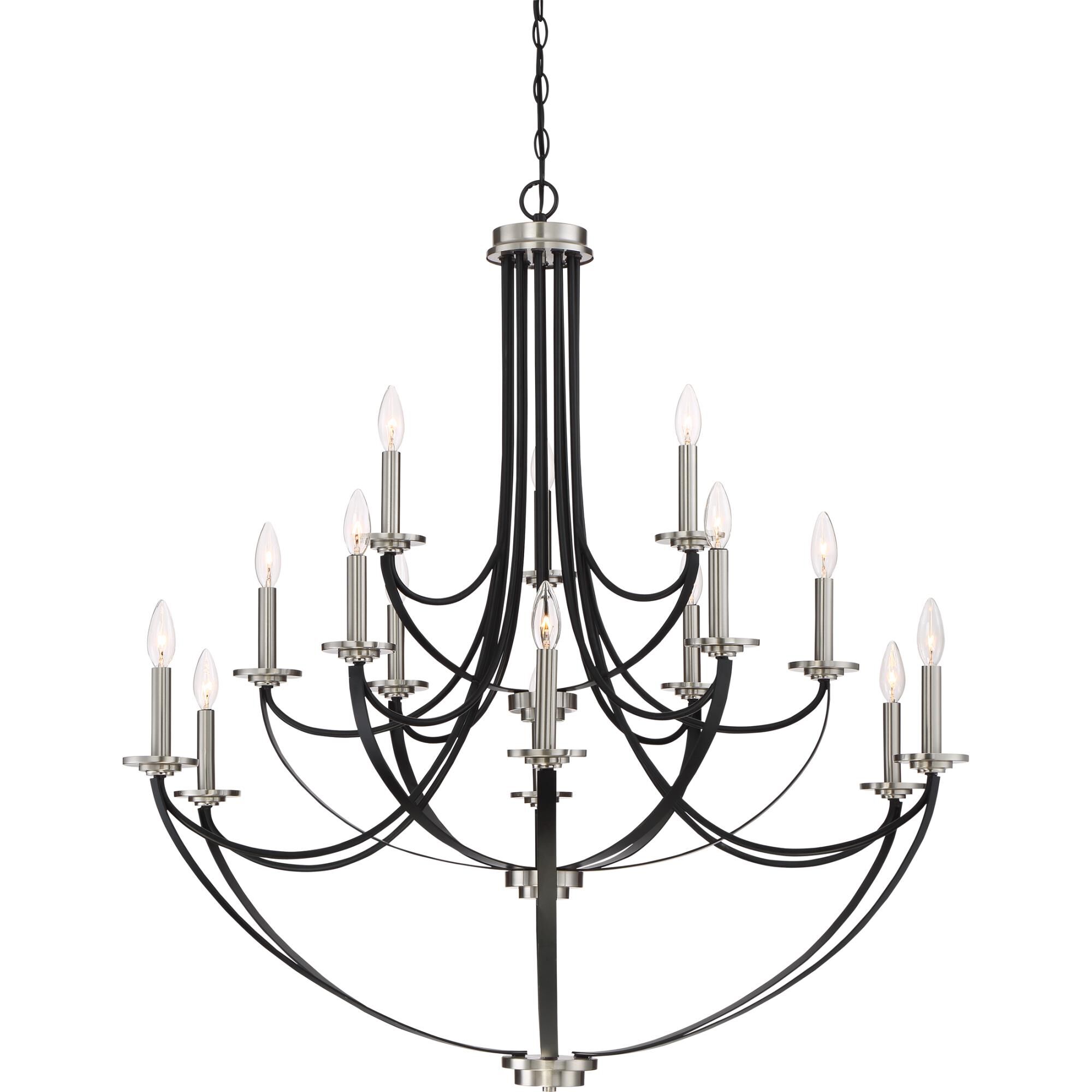 Alana 41 Inch 15 Light Chandelier by Quoizel
