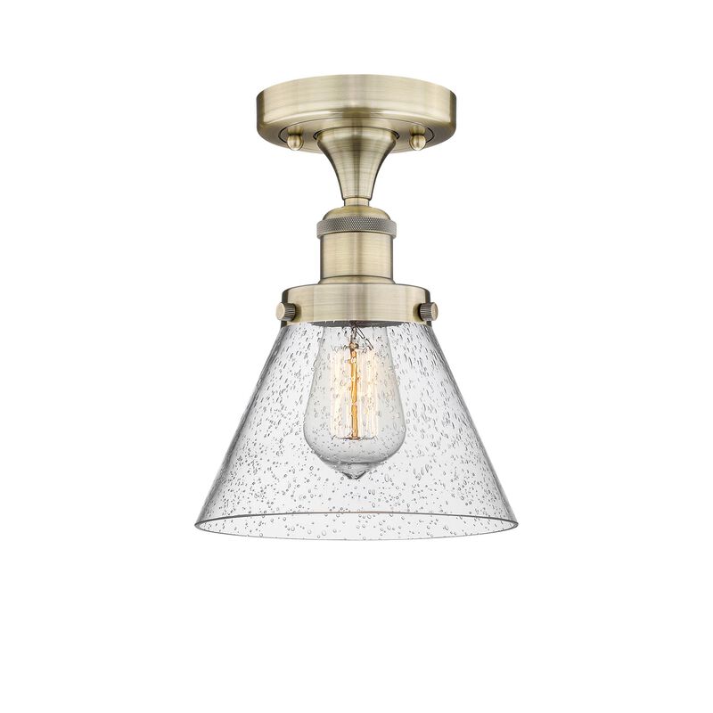 Bruno Marashlian Cone 7 Inch 1 Light Semi Flush Mount by Innovations Lighting