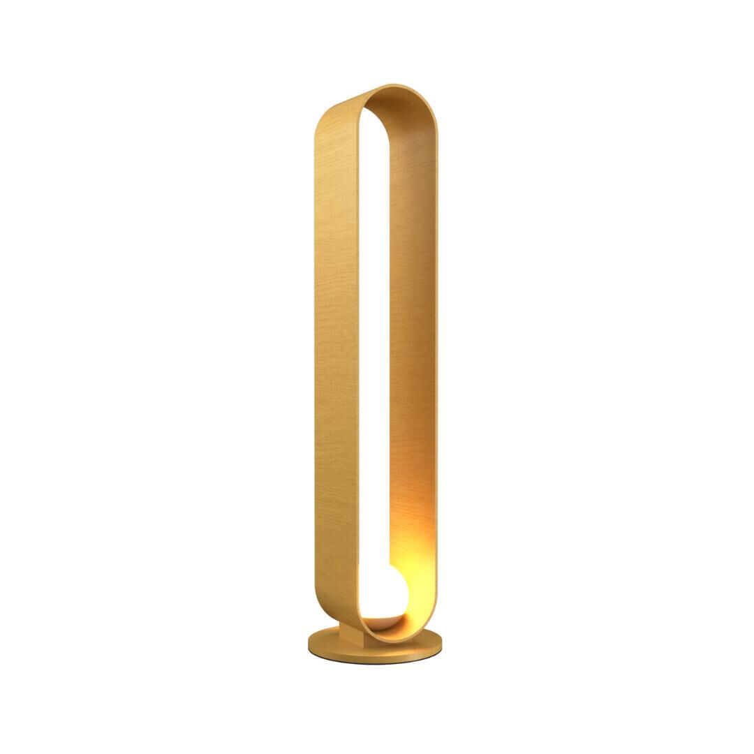 Shown in Organic Gold finish and Frosted glass and No shade