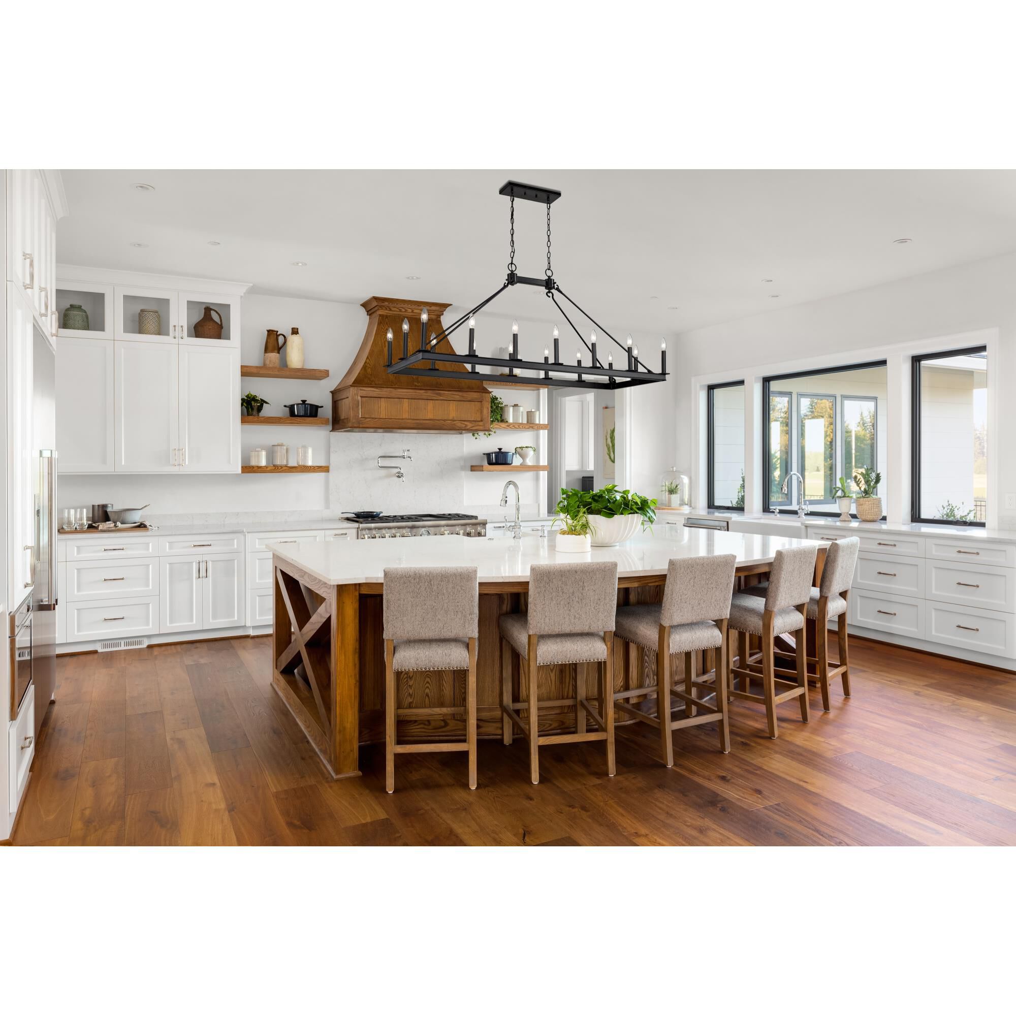 Barclay 56 Inch 16 Light Linear Suspension Light by Z-Lite