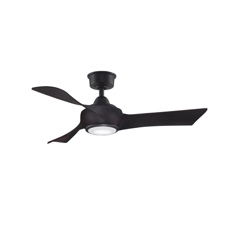 Wrap Custom 44 Inch Ceiling Fan with Light Kit by Fanimation
