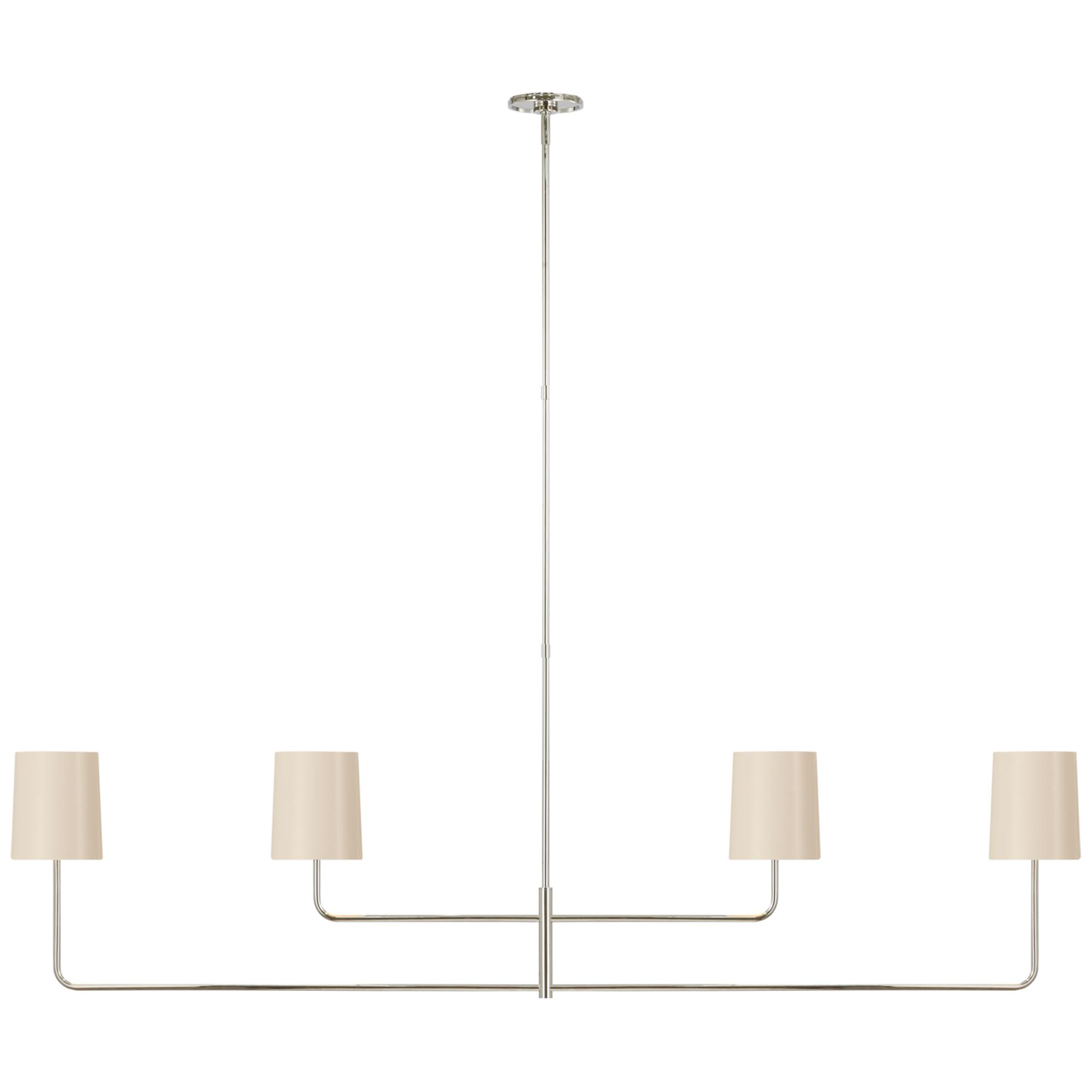 Shown in Polished Nickel finish and China White shade
