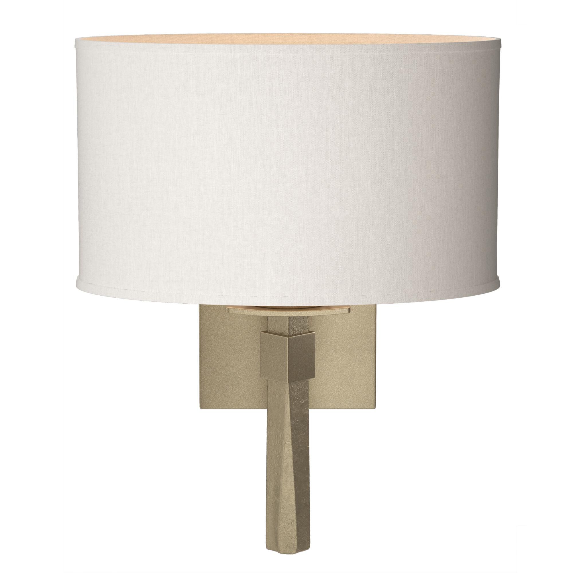 Shown in Soft Gold finish and Flax shade