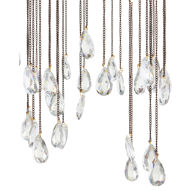 Fen Small Chandelier by Currey & Company