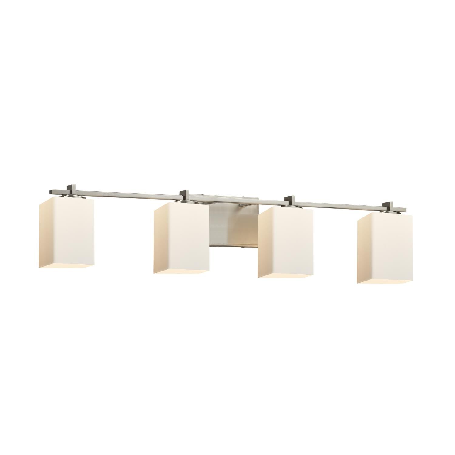 Fusion 34 Inch 4 Light Bath Vanity Light by Justice Design Group