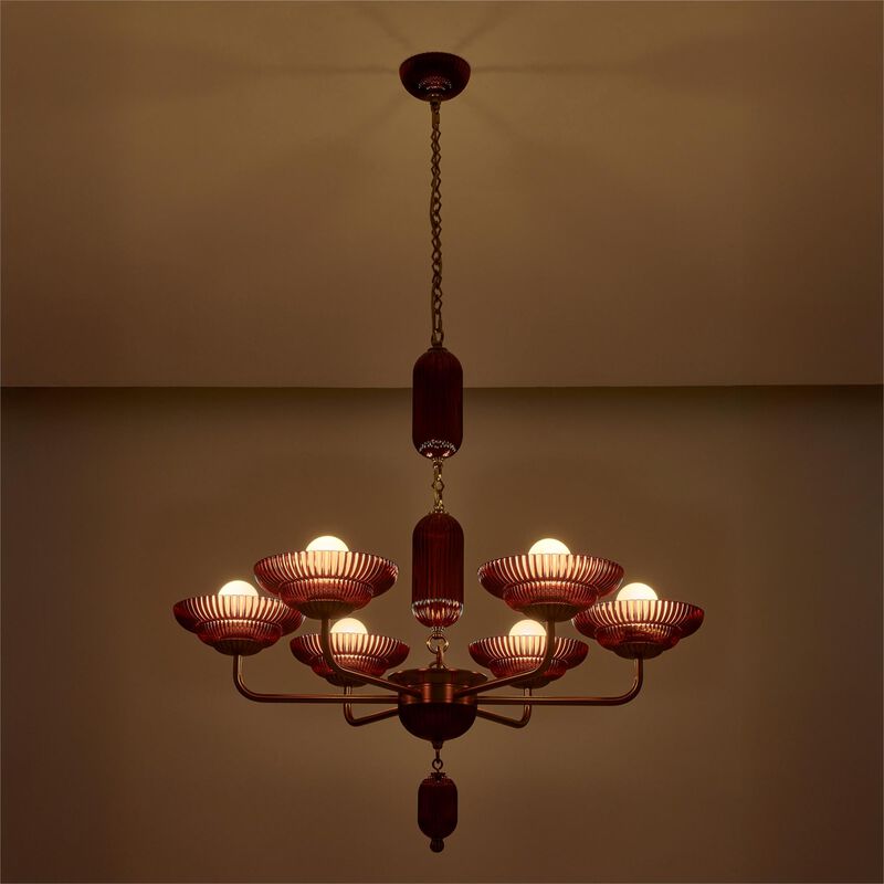 Verde 40 Inch Chandelier by Kalco Lighting