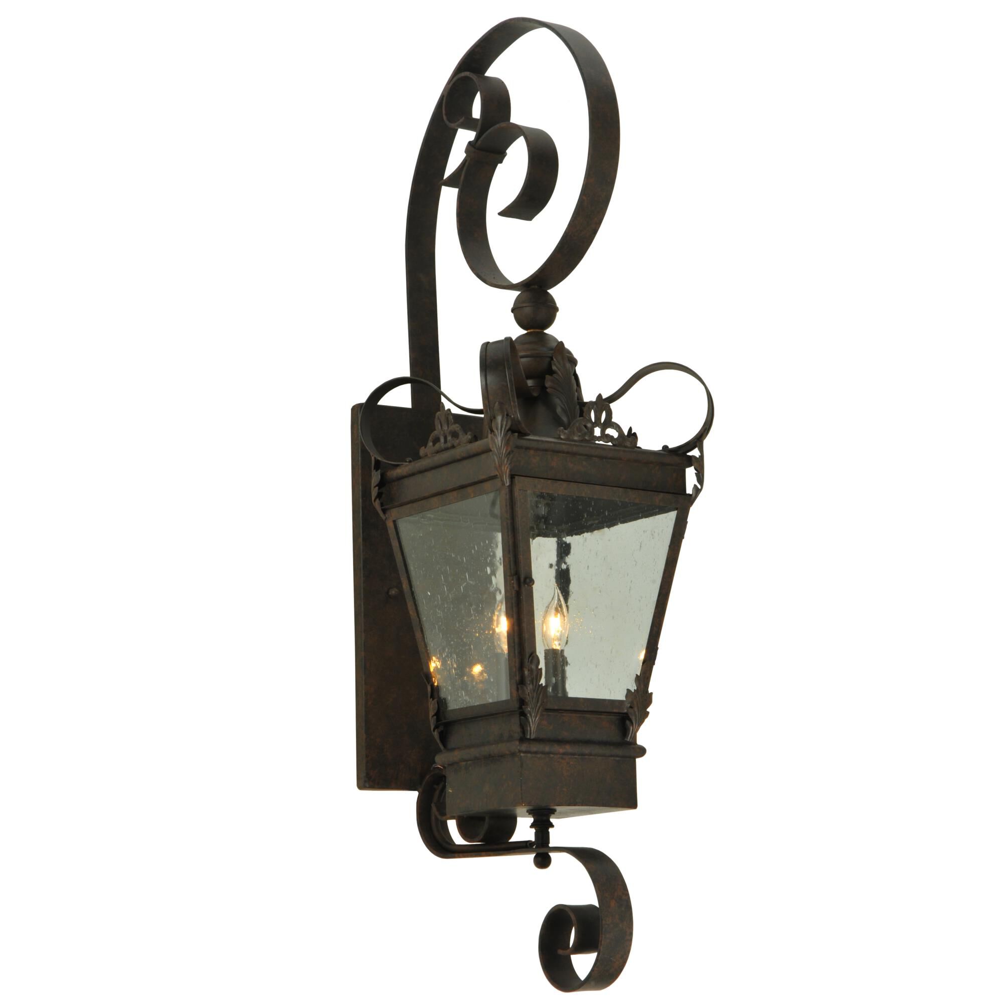Verona 41 Inch Tall 3 Light Outdoor Wall Light by Meyda Lighting