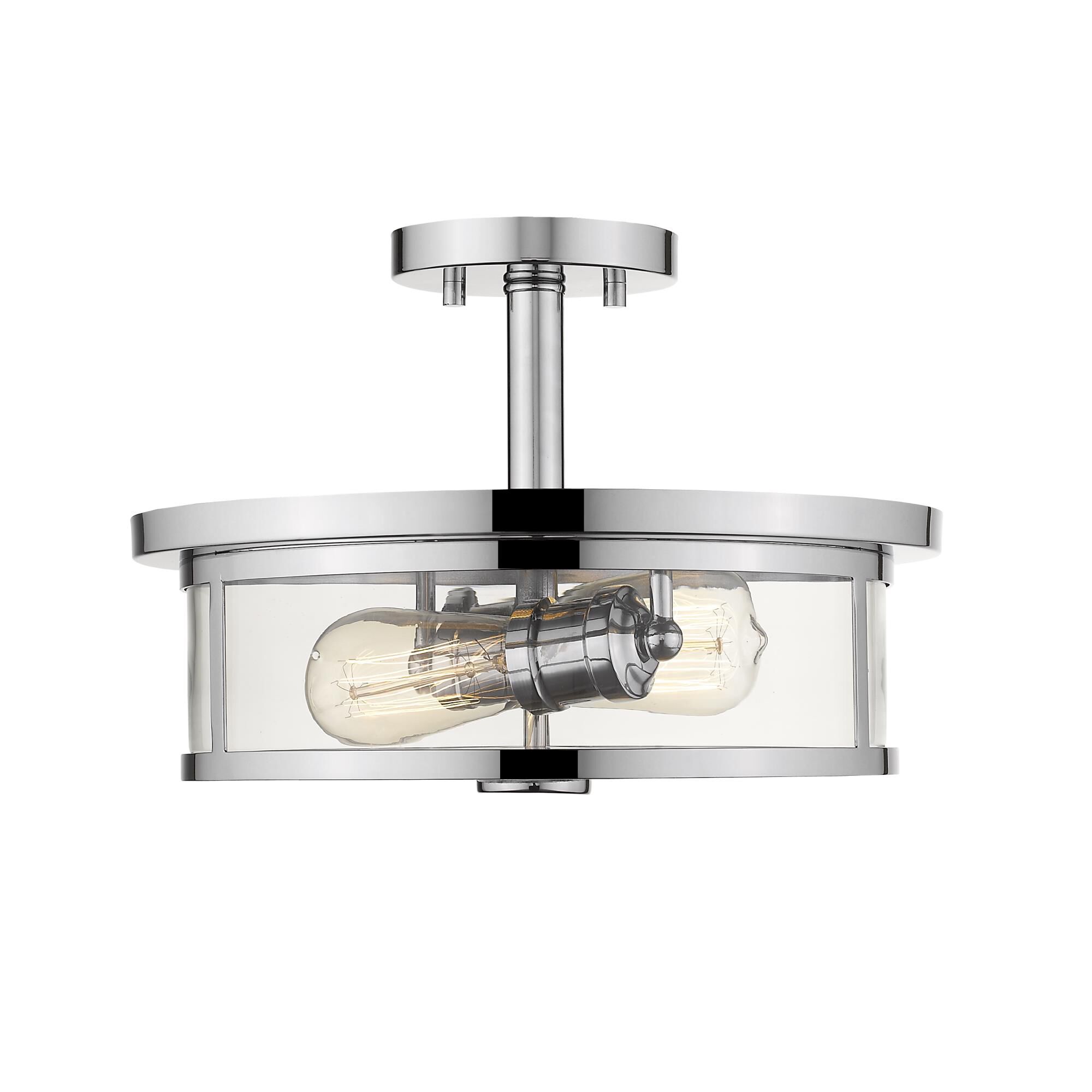 Savannah 13 Inch 2 Light Semi Flush Mount by Z-Lite