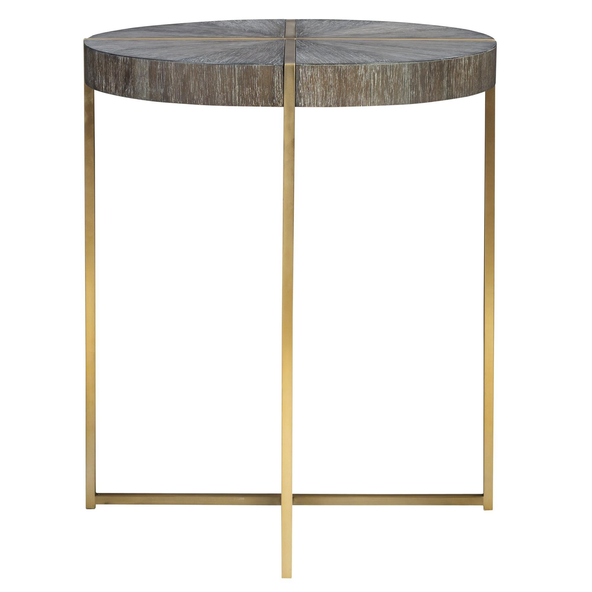 Shown in Contemporary In Style, This Accent Table Features A Stainless Steel Framework Finished In A Brushed  finish