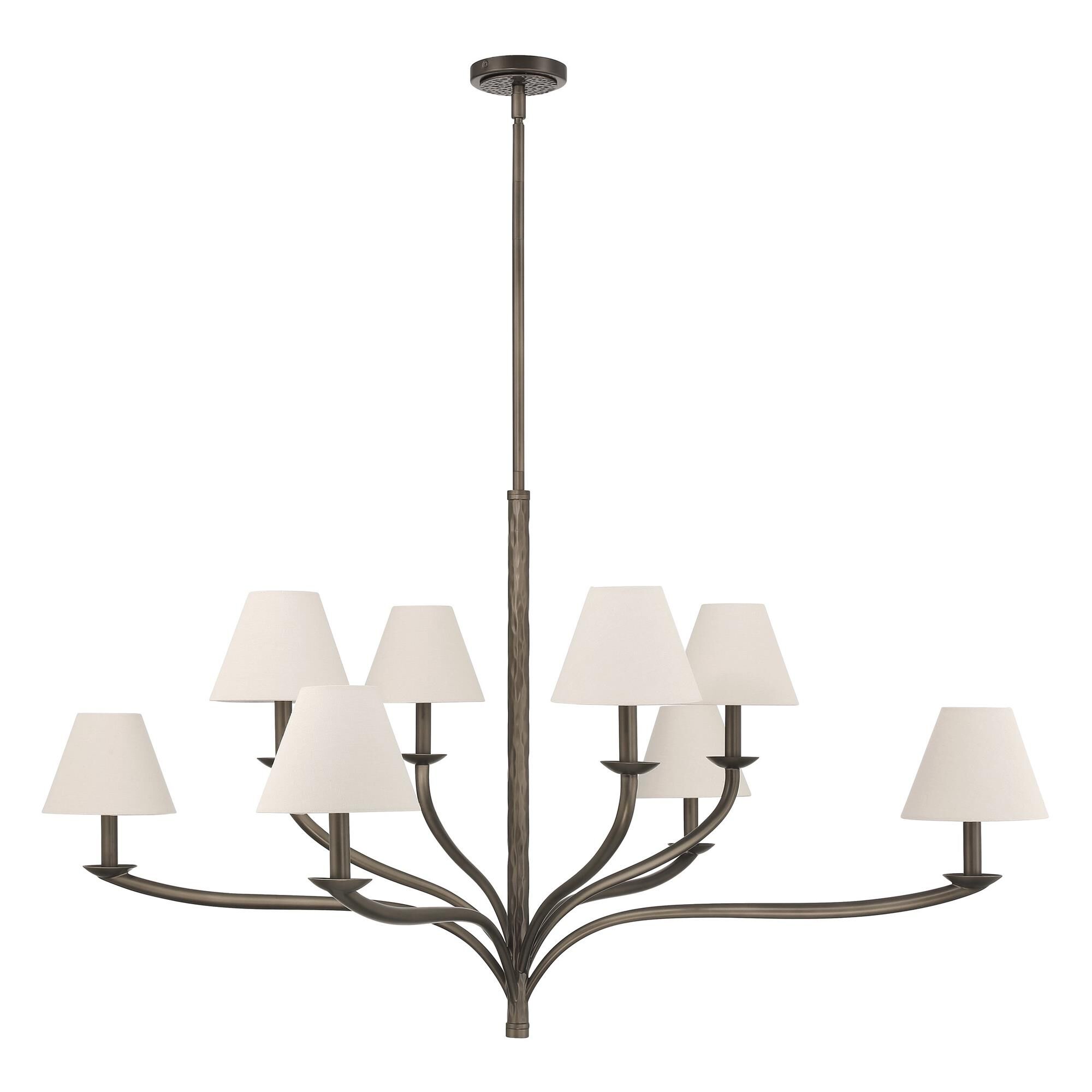 Shown in Forged Bronze finish and Natural shade