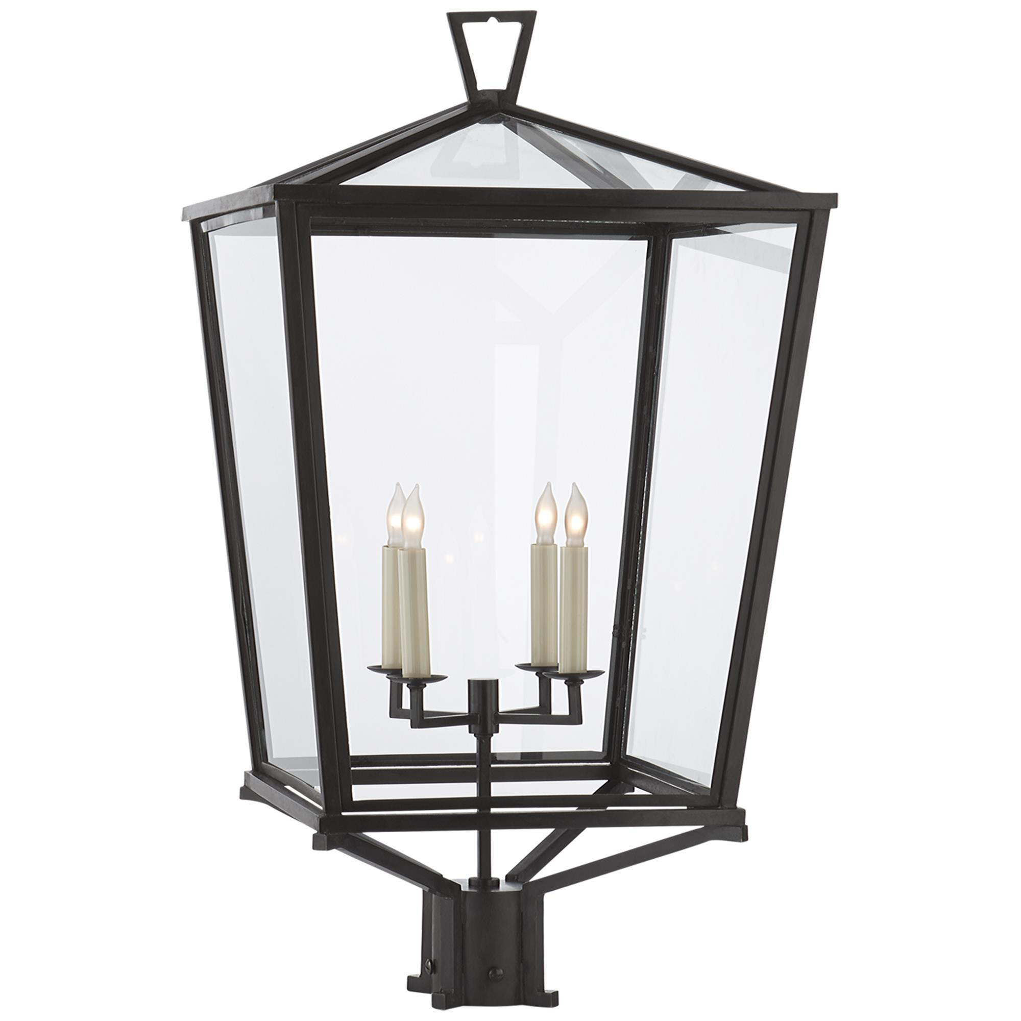Shown in Bronze finish and Clear glass