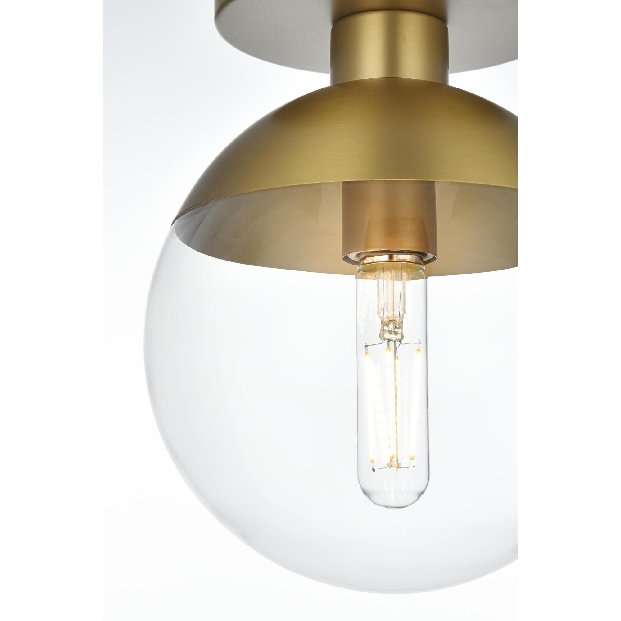 Eclipse 8 Inch Flush Mount by Elegant Lighting