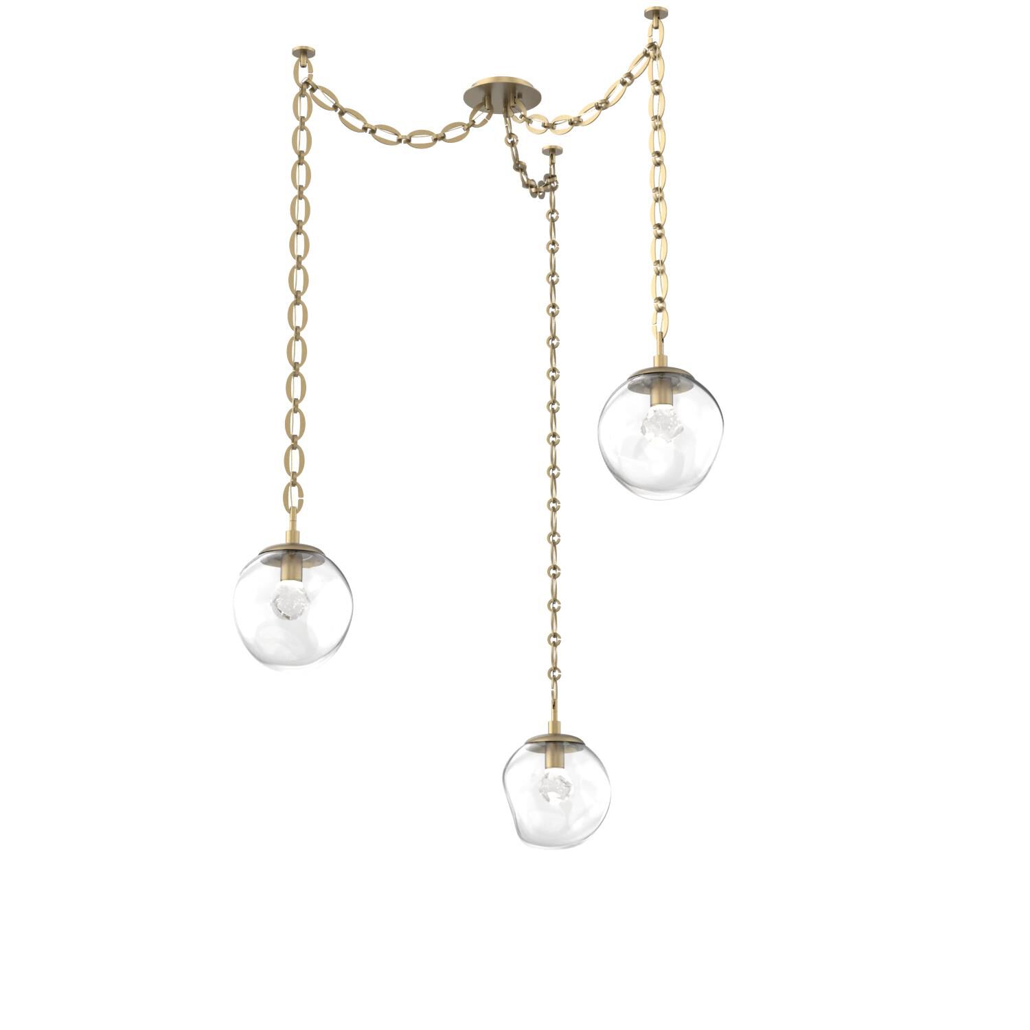 Levi Wilson Aster 19 Inch Multi Pendant Light by Hammerton Studio