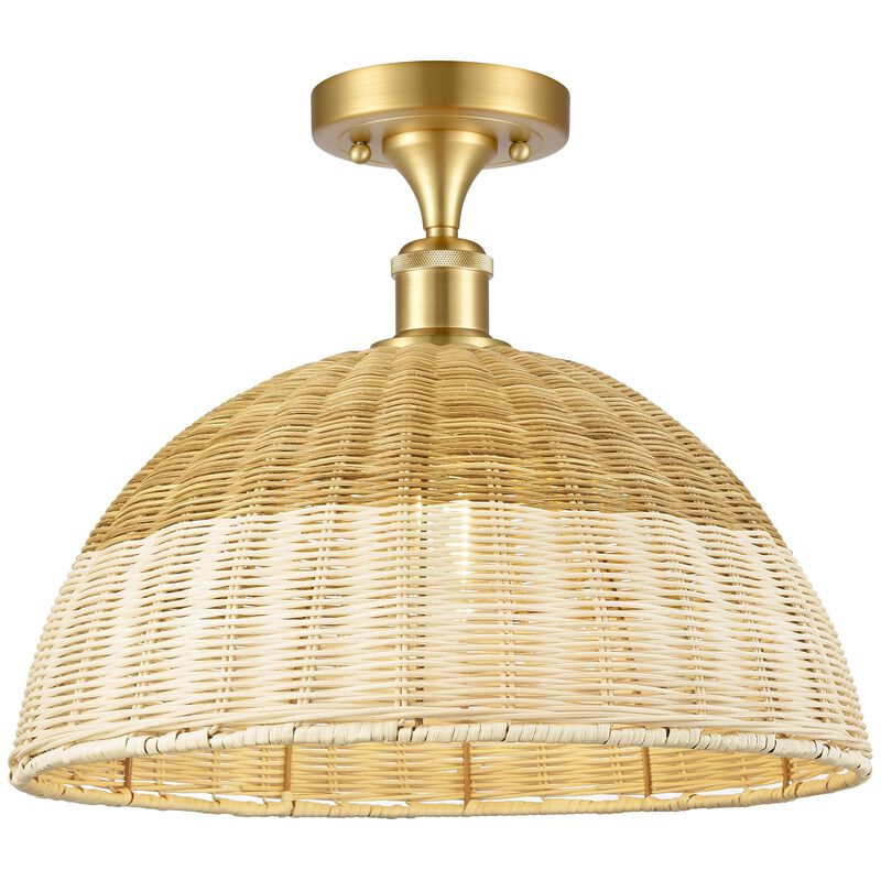 Bruno Marashlian Bristol Natural II Semi Flush Mount by Innovations Lighting