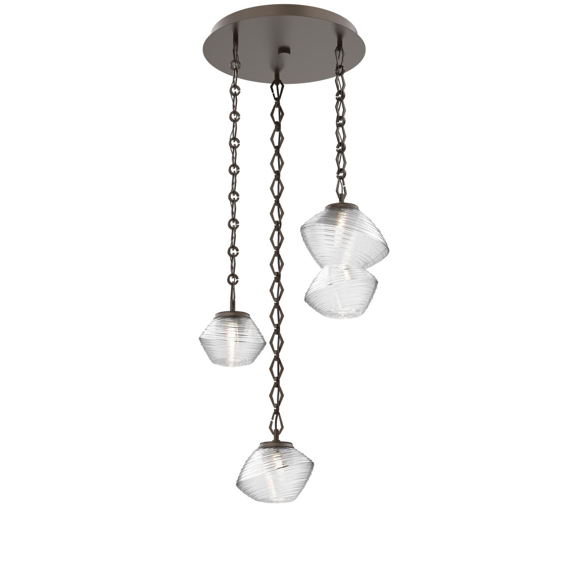 Shown in Flat Bronze finish and Clear glass