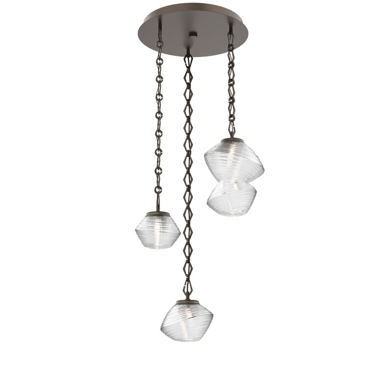 Levi Wilson Mesa 3 Light Multi Light Pendant by Hammerton Studio