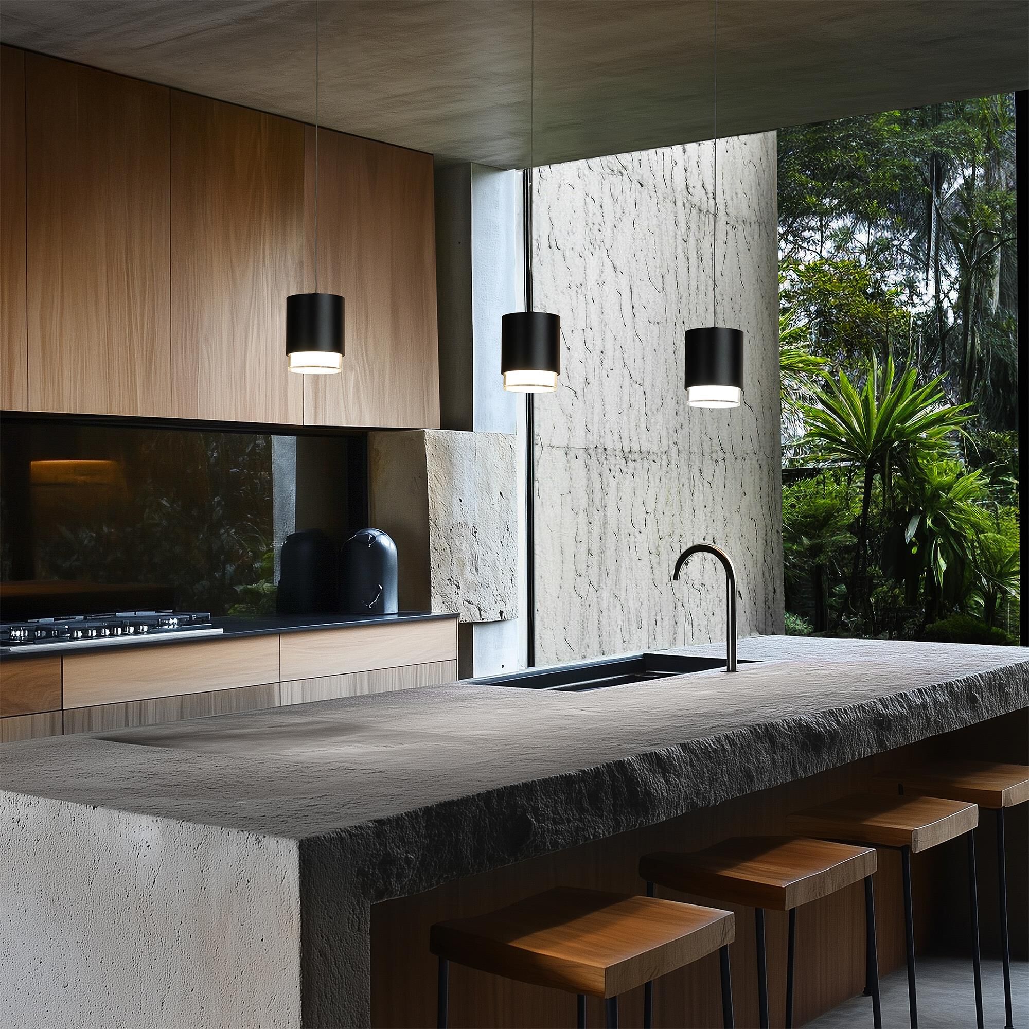 Shown in Black finish