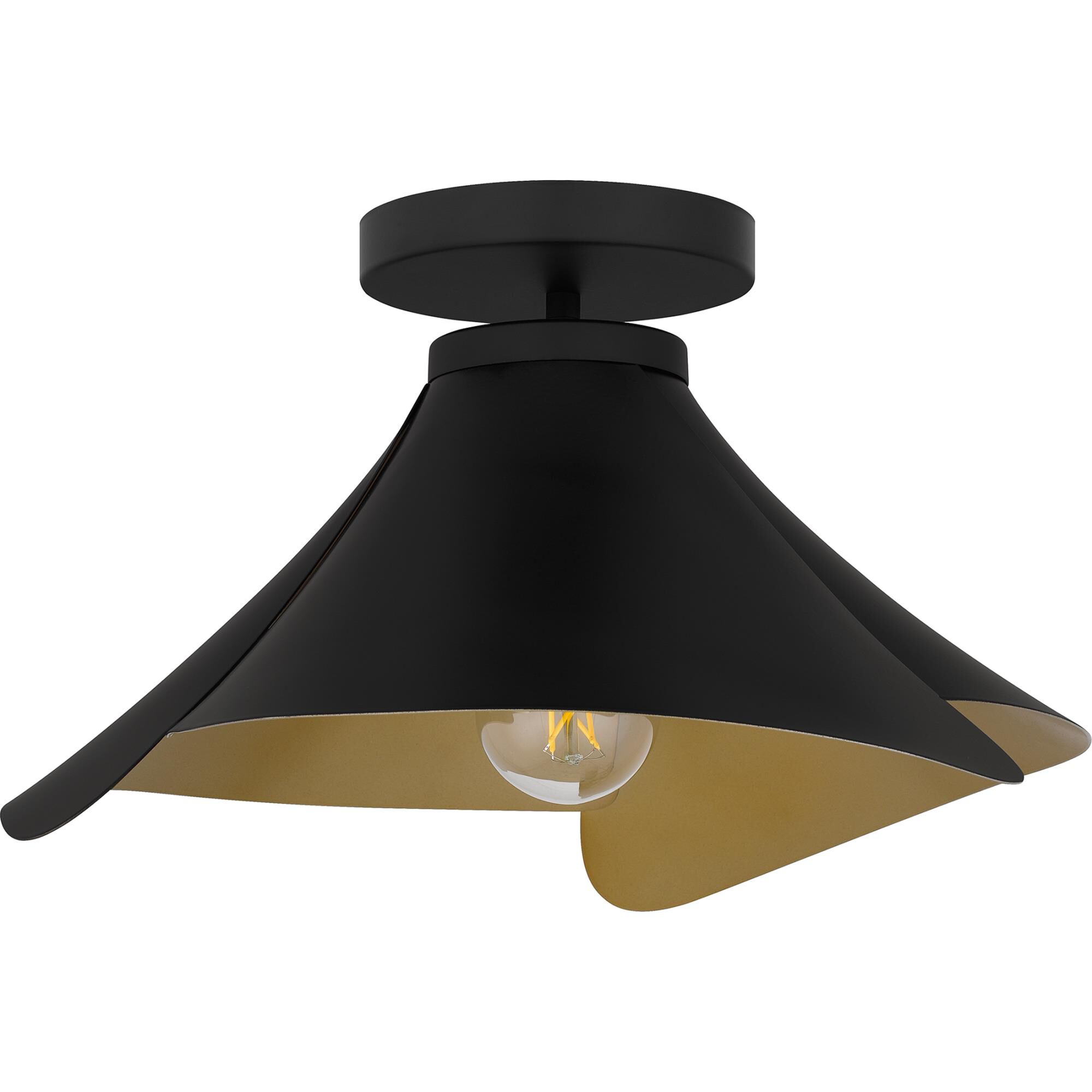 Wisp 15 Inch Semi Flush Mount by Quoizel