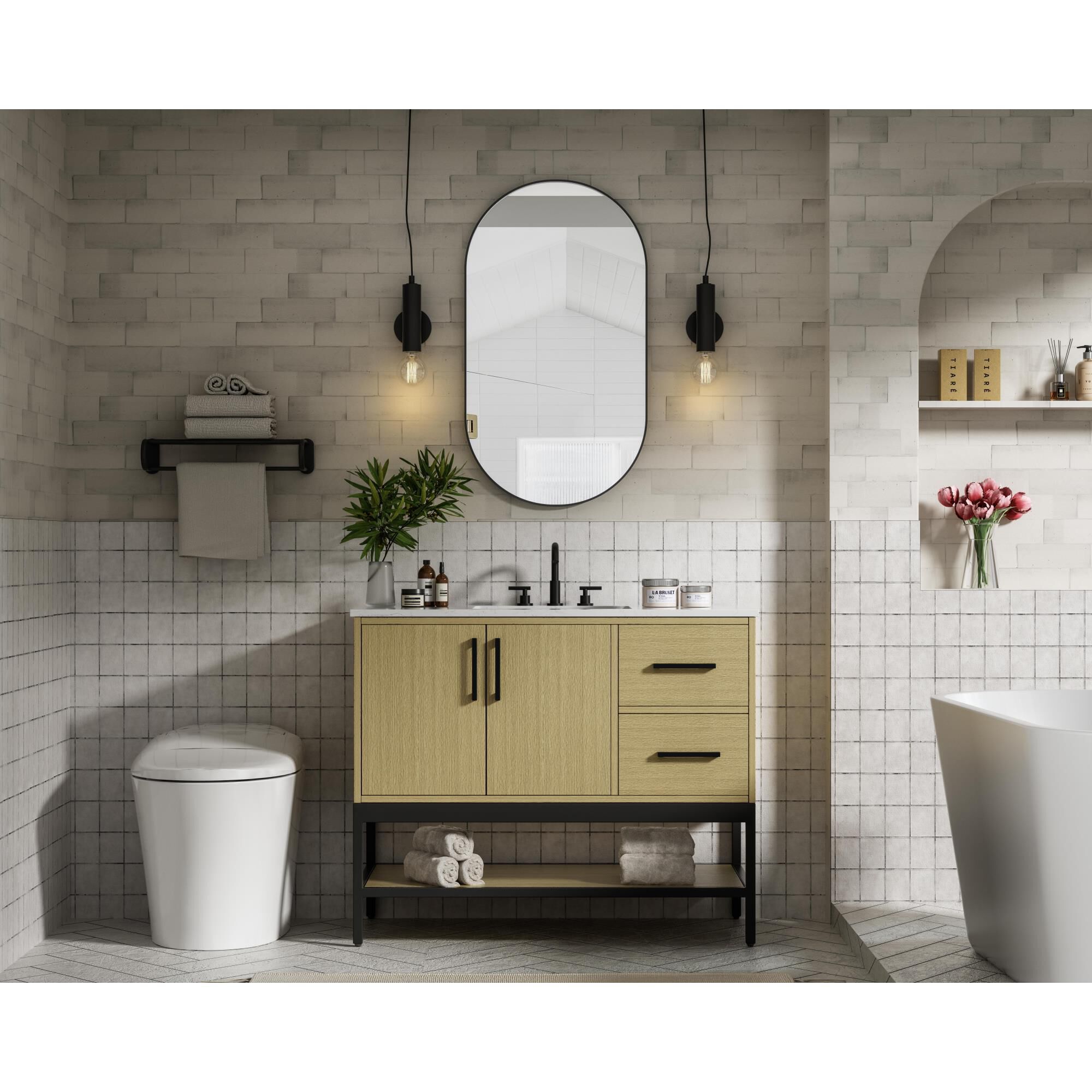 Lennox 0 Inch Bath Vanity by Elegant Dcor